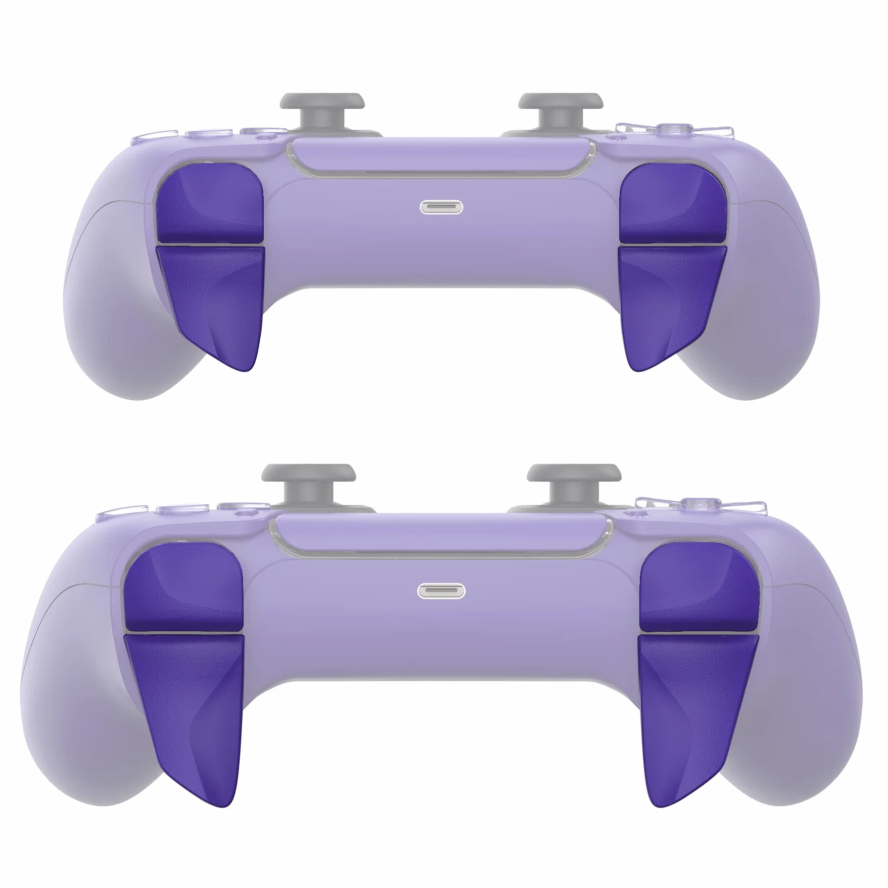 PlayVital BLADE 2 par Przycisk Wyzwalacza do ps5 Kontrolera,Przedłużacze Zderzaka do PS Portal,Przycisków Naramiennych Wyzwalaczy Przedłużających do ps5 Joystick Akcesoria-Galaktyczna Purpura