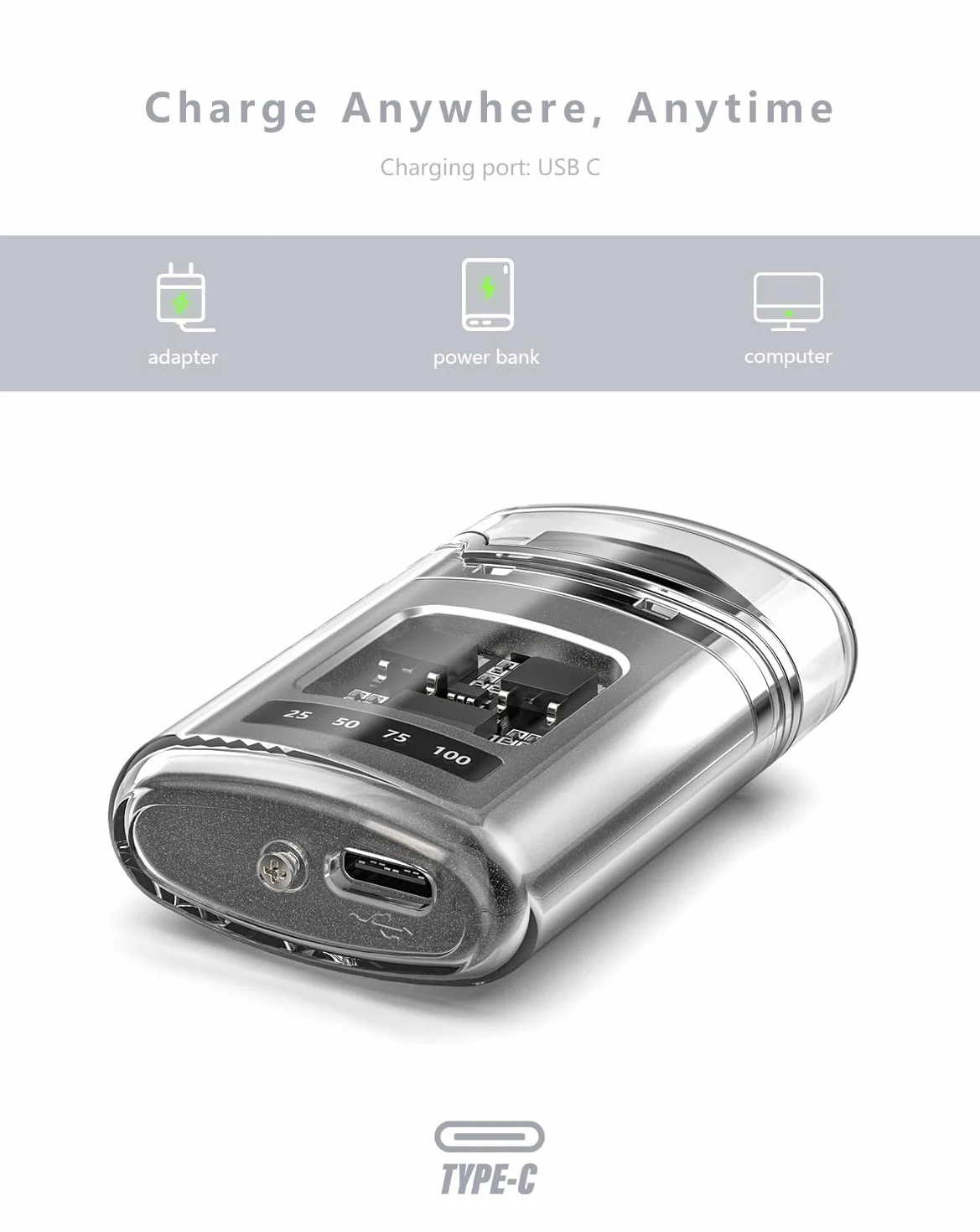 Zapalniczka Elektryczna USB C Plazmowa Lukowa VVAY