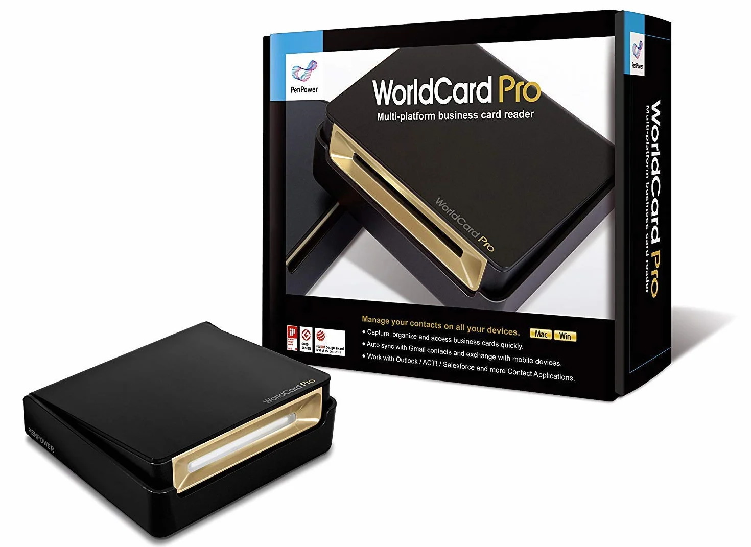Profesjonalny skaner wizytówek PenPower firmy WorldCard (Win/Mac)
