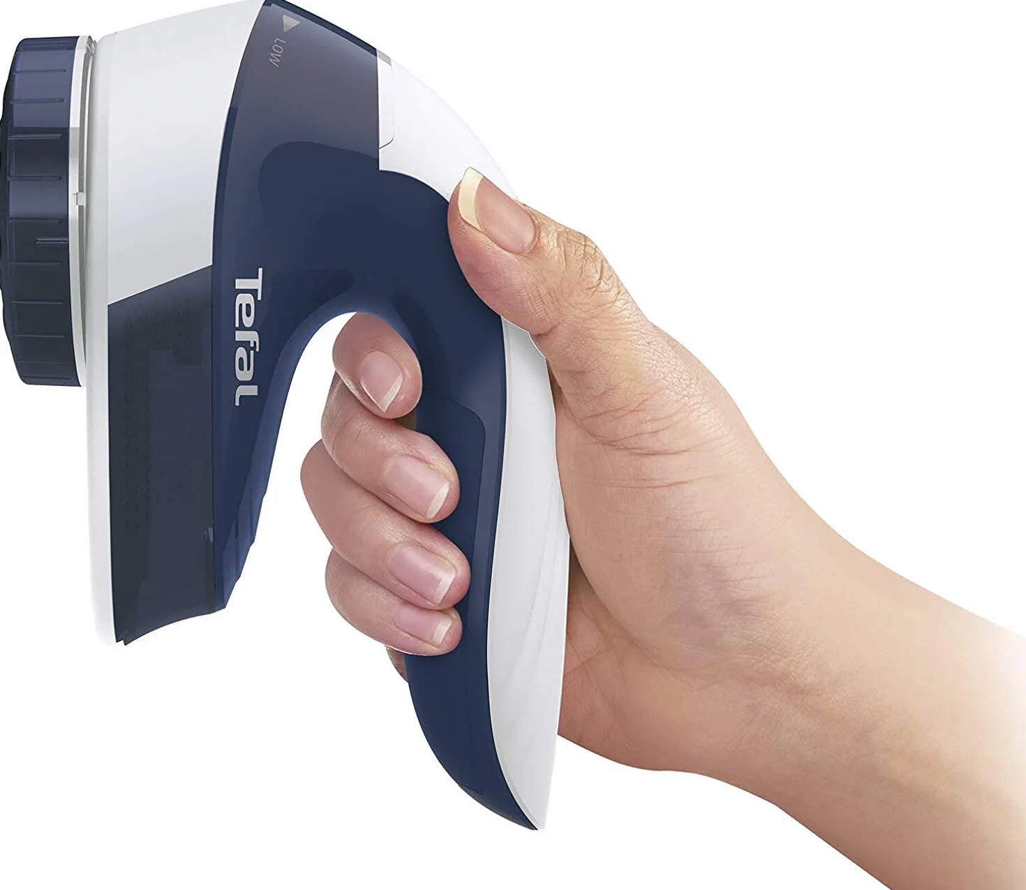 Tefal JB1013 golarka do kłaczków 4 ostrza 4 ustawienia wysokości silnik 3 V biała niebieska