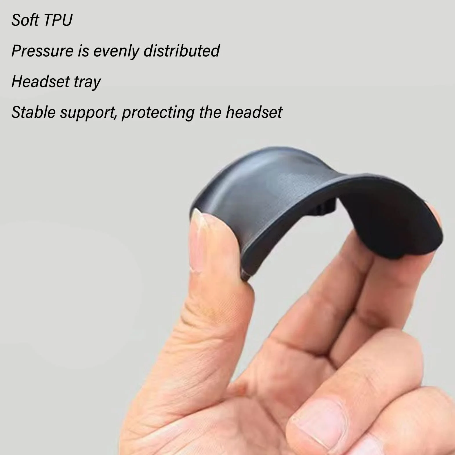 Stojak na Słuchawki Aluminiowy na Biurko, Uchwyt z Solidną Podstawą TPU do AirPods Max, HyperX, Łatwy w Instalacji (Czarny)