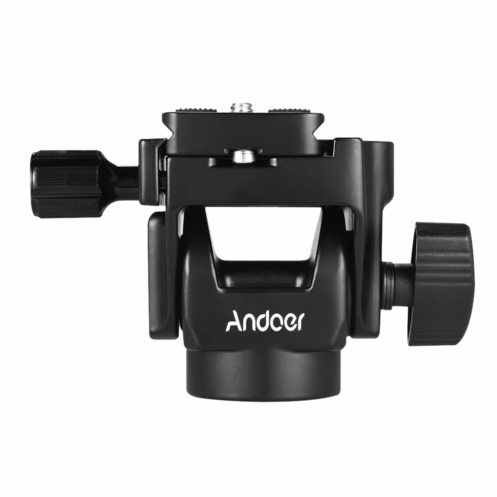 Andoer Głowica uchylna monopod, głowica statywu z płytką szybkiego zwalniania