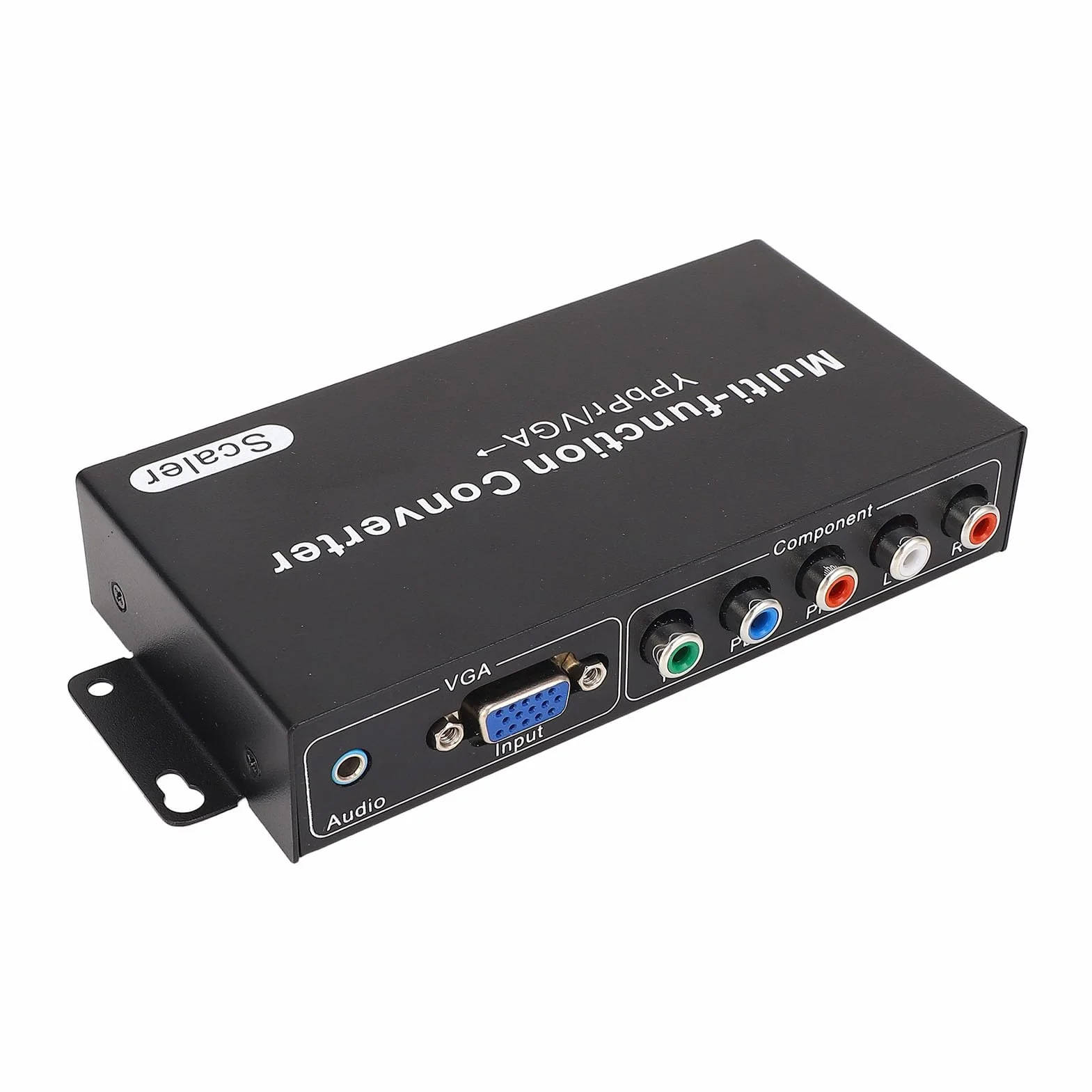 YPBPR VGA do Konwertera HDMI 1080P Adapter Konwertera Audio z Przełącznikiem Rozdzielczości dla Projektora HDTV Monitor PC Laptop DVD (wtyczka UE)