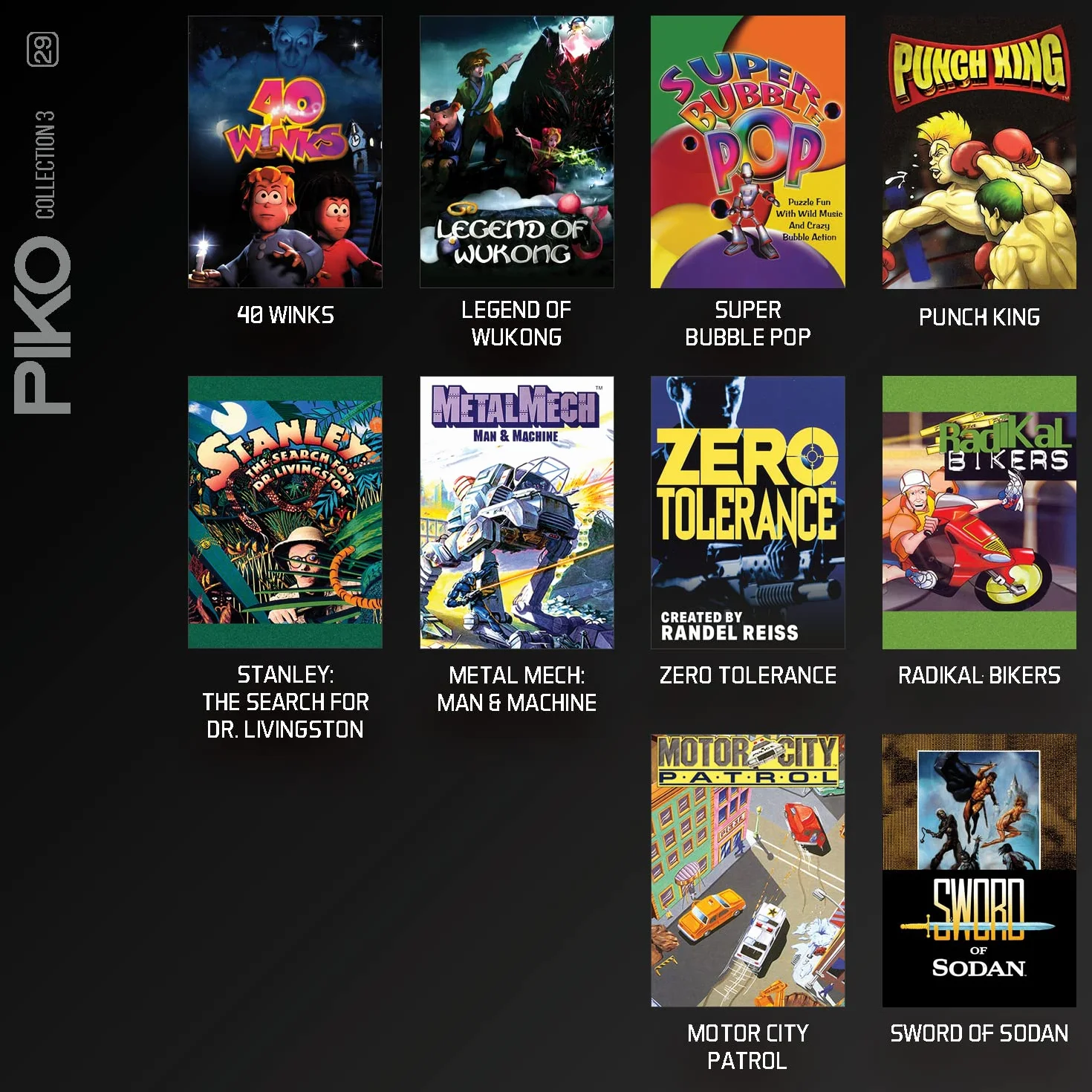 Blaze Evercade - Piko Interactive Collection 3