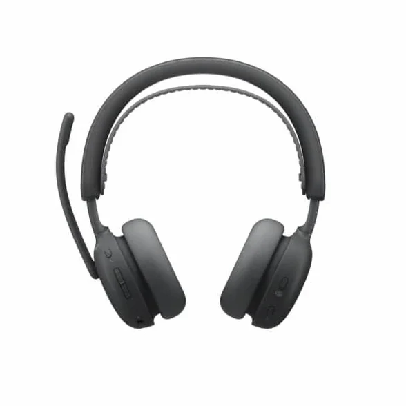 Logitech Zone Wireless 2 ES for Business - Bezprzewodowe słuchawki z redukcją szumów z adaptacyjną hybrydową ANC, Bluetooth, USB-C i USB-A, certyfikat Microsoft Teams - Grafitowy