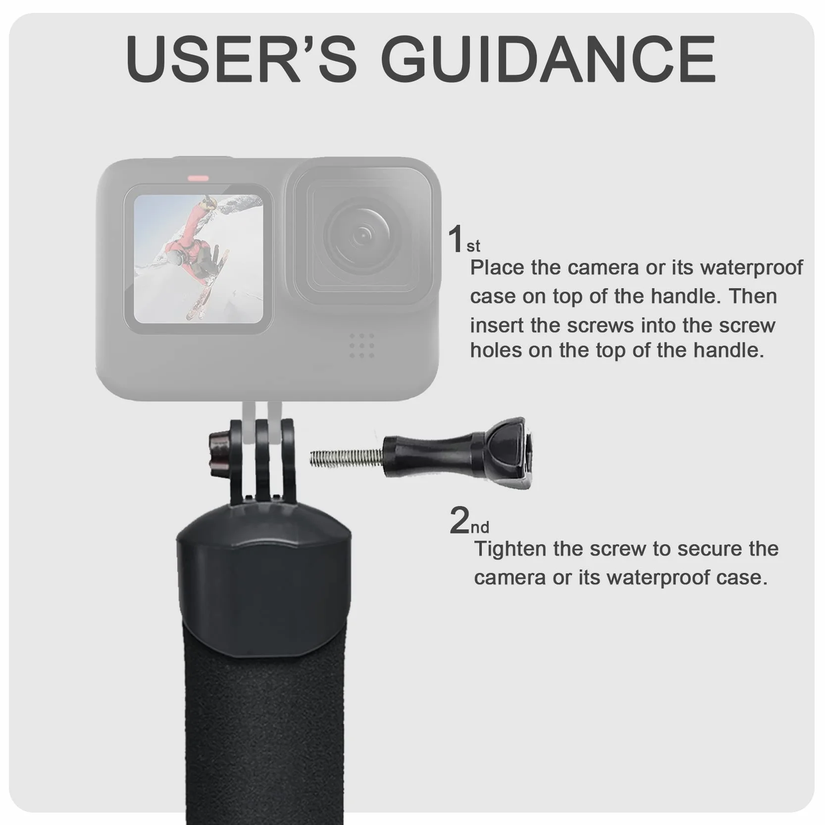 FitStill Zestaw do nurkowania do Insta 360 ace Pro 2/ace Pro, wodoszczelna obudowa 50 m + uchwyt wypornościowy, do fotografii podwodnej ace pro 2 akcesoria