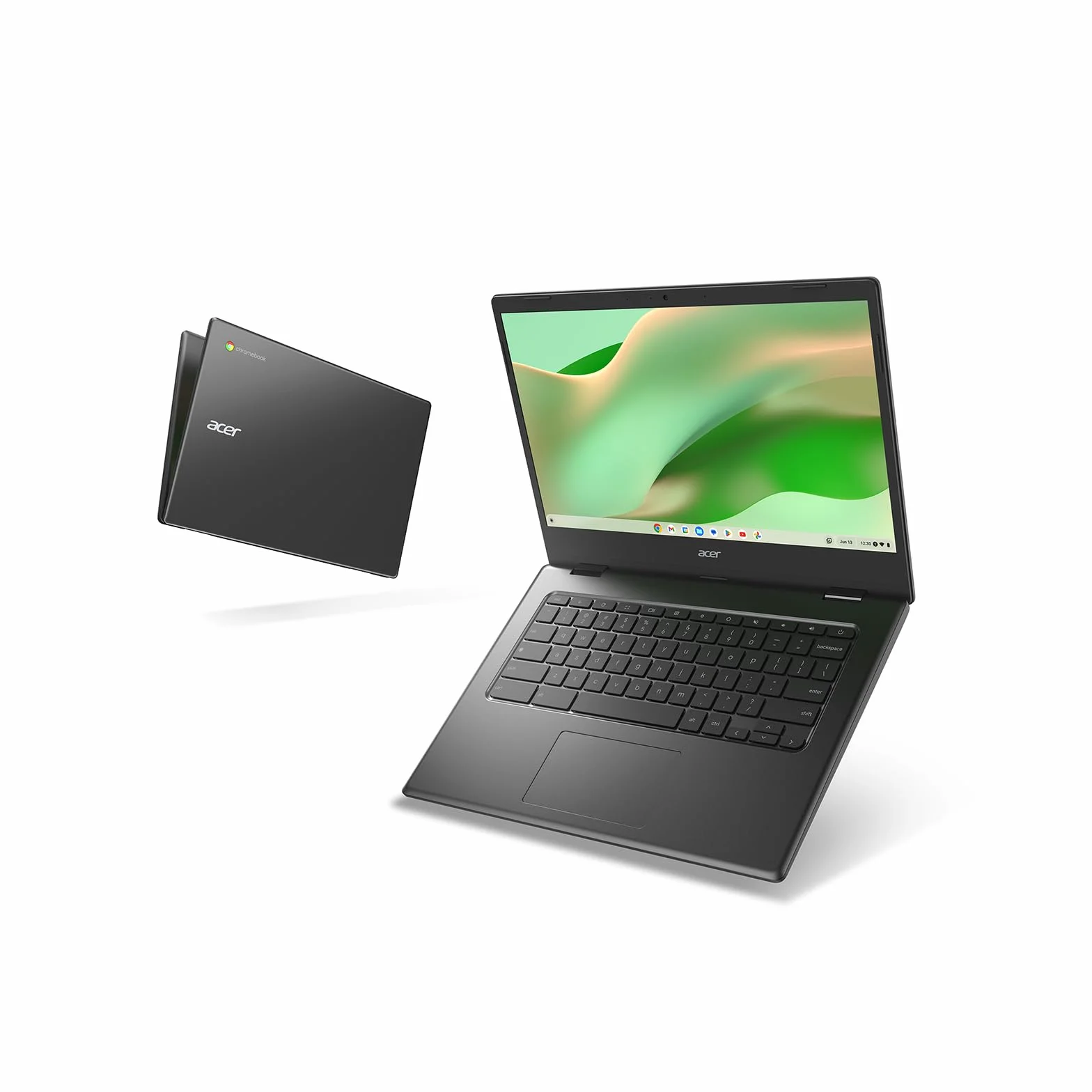 Acer Chromebook 314, RAM 4 GB DDR4, eMMC 128 GB, wyświetlacz 14" FHD, CBOA314-1H-C4ZG, notebook, PC, laptop, procesor Intel Celeron N4500, karta graficzna Intel UHD, ChromeOS, czarny