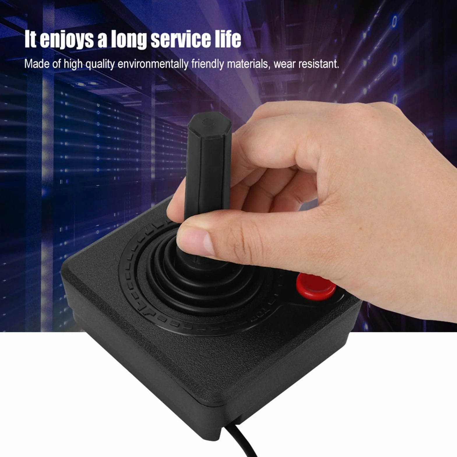 Analogowy kontroler joysticka Retro Classic 3D 9-pinowy do 2600/7800