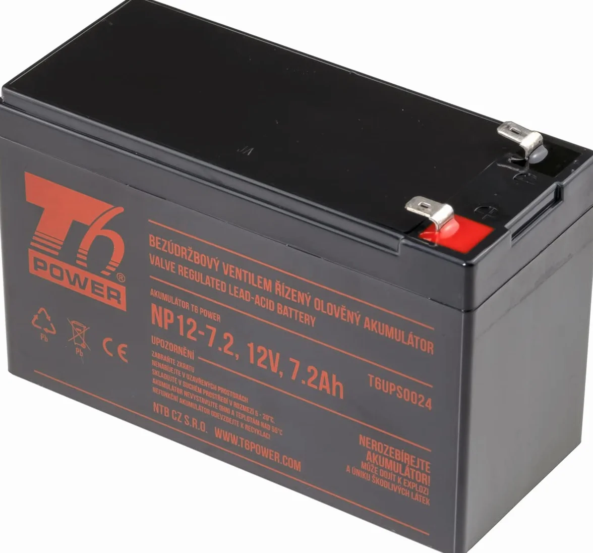 Zestaw akumulatorów T6 Power dla APC Back-UPS ES 550, VRLA, 12 V