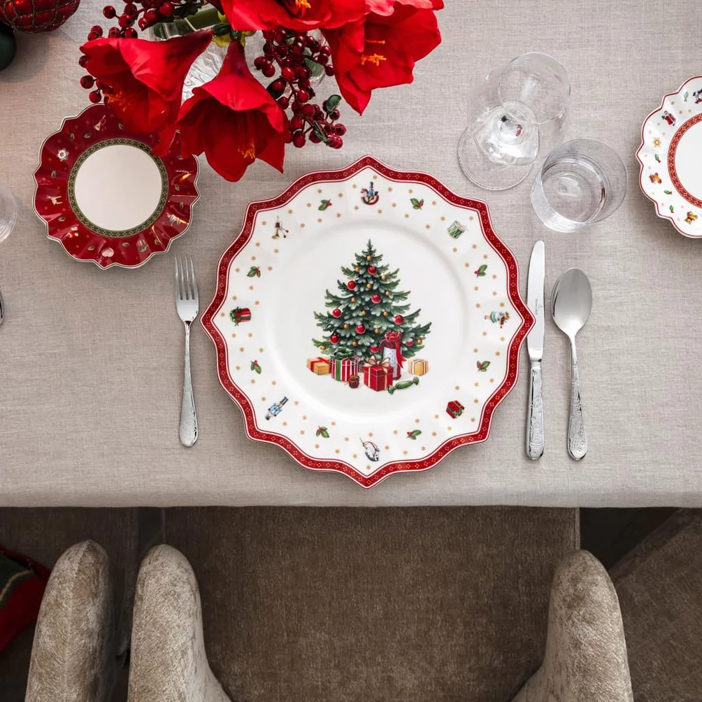 Villeroy & Boch Toy'S Delight Talerz na Chleb i Masło Czerwony 17 cm