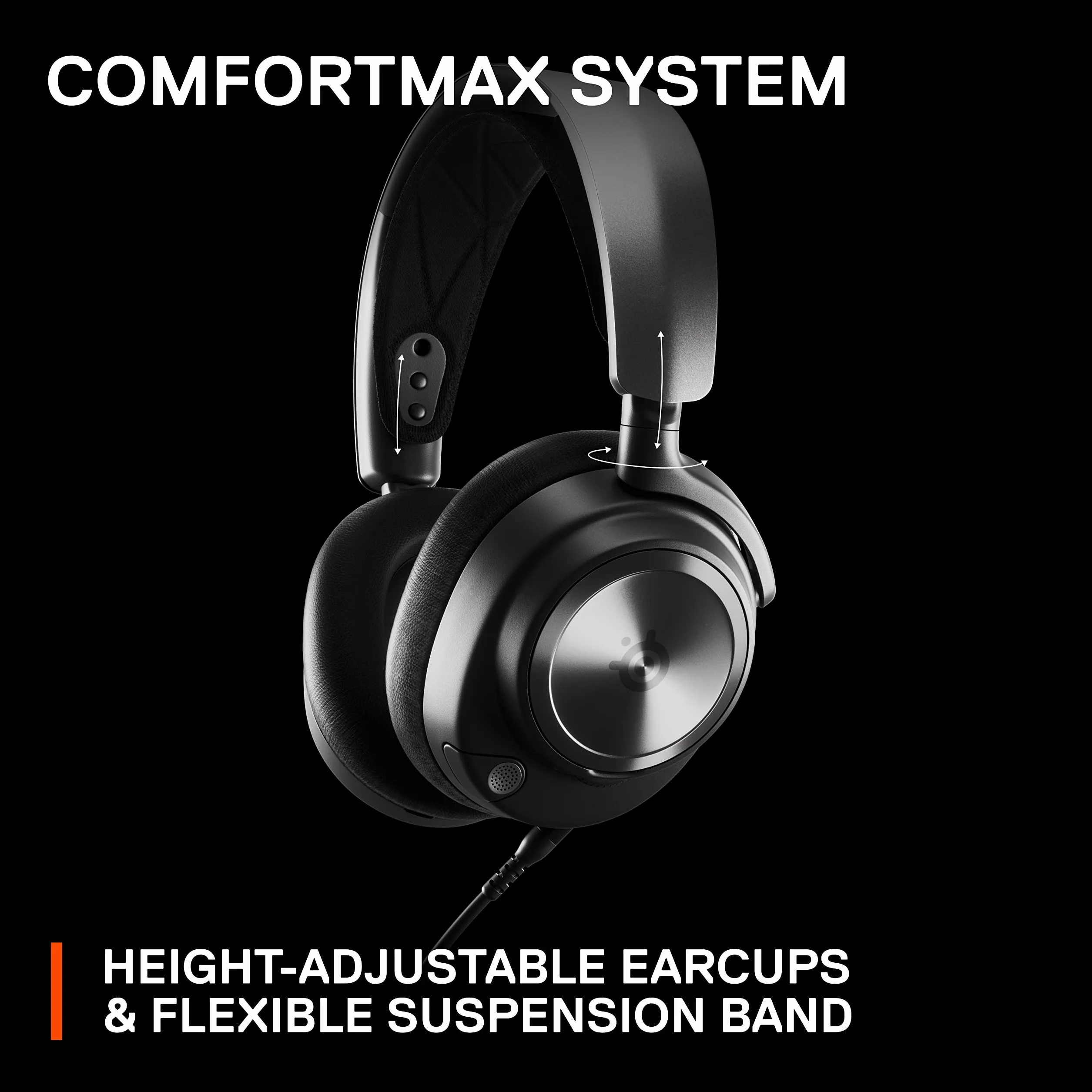 SteelSeries Arctis Nova Pro wielosystemowy zestaw słuchawkowy do gier, GameDAC Gen 2, ESS Sabre Quad-DAC, dźwięk przestrzenny 360°