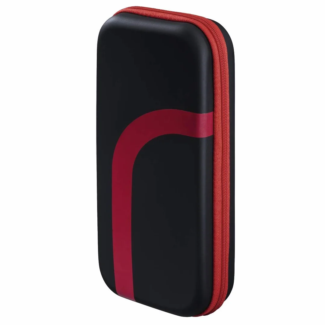 Hama zestaw do Nintendo Switch (etui + szkło hartowane + nakładki, pokrowiec, futerał, konsola, 3 w 1) czarne czerwone