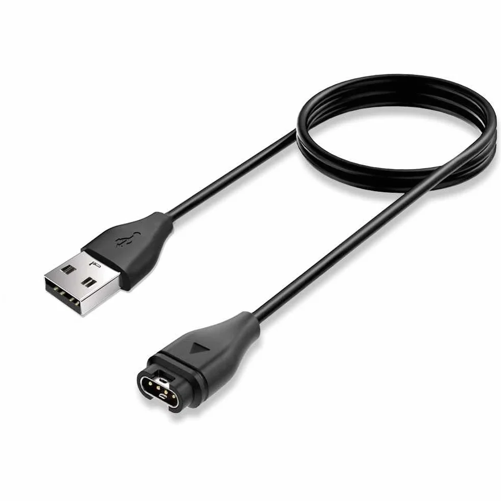 OcioDual Kabel ładowarki dane USB czarny do Garmn Aproach S10/S40/S60/X10 Fnx 5/5S Plus/5X Foreruner 45/245/935/945