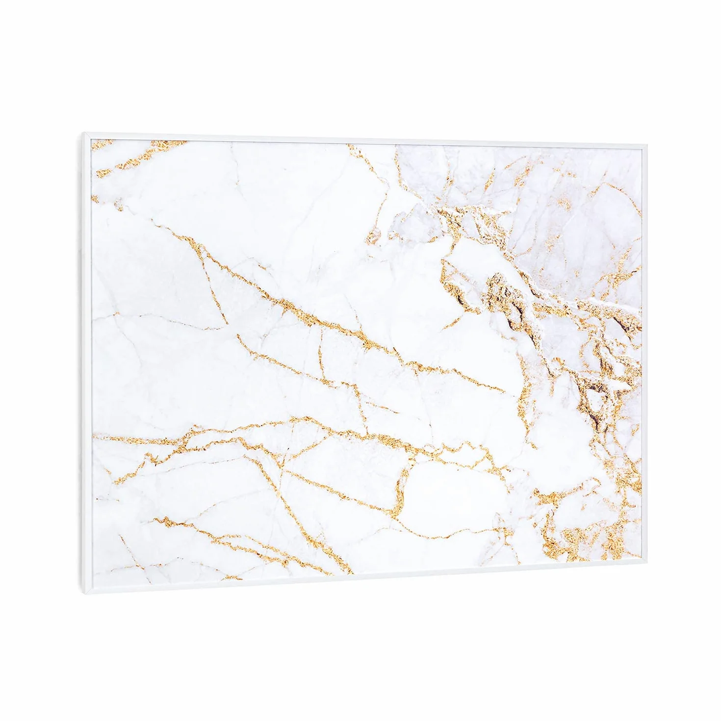 Klarstein Wonderwall Air Art Smart promiennik podczerwieni panel grzewczy 80 x 60 cm Marmur biały