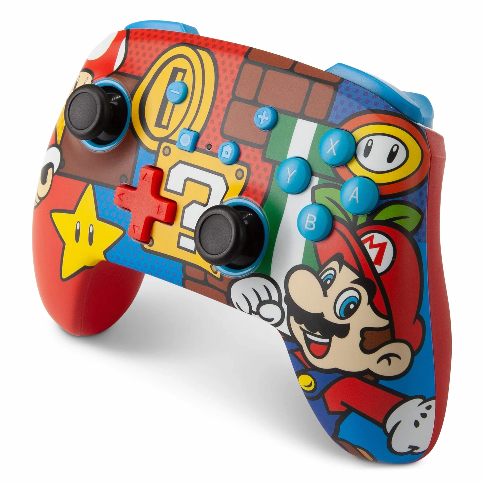 PowerA Bezprzewodowy Kontroler Mario Pop do Nintendo Switch, Switch Lite, Gamepad Bluetooth