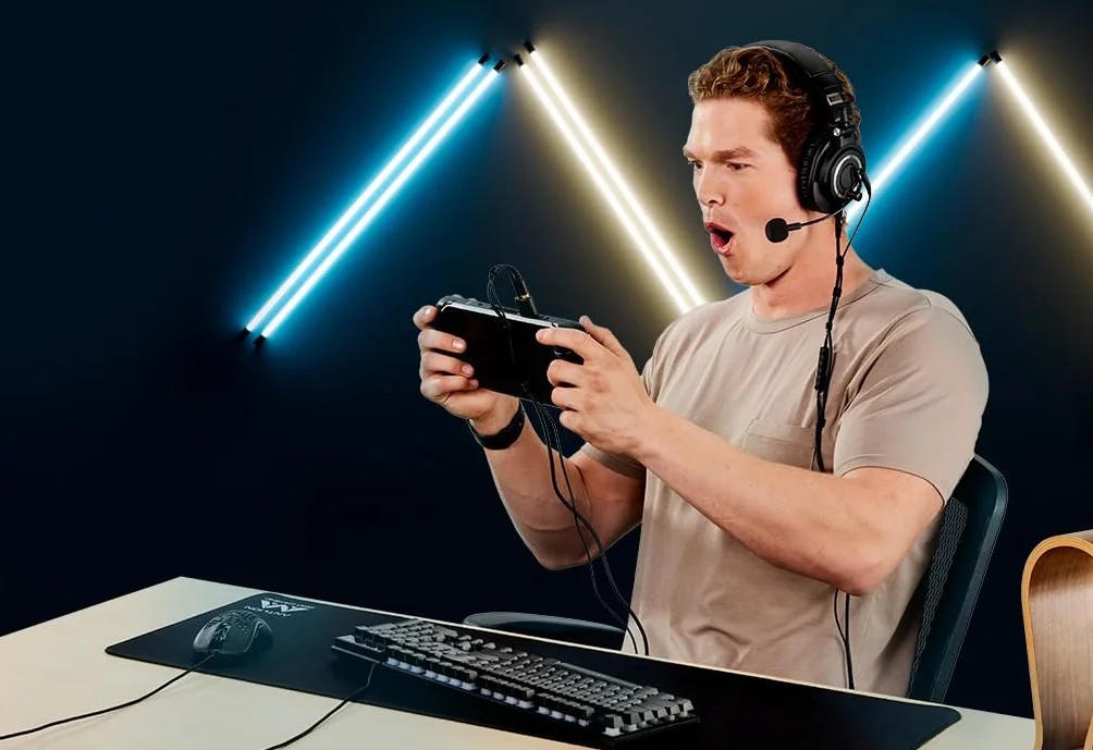 Antlion Audio ModMic Uni 2 - dołączany mikrofon z redukcją szumów i przełącznikiem wyciszania, kompatybilny z PC, konsolami do gier, urządzeniami przenośnymi