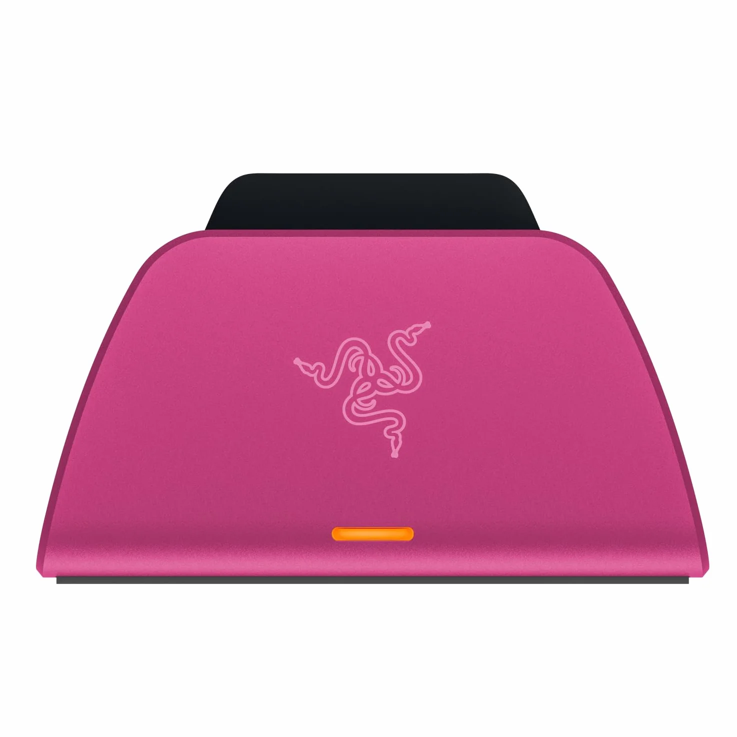 Razer Stacja do szybkiego ładowania – stacja szybkiego ładowania do kontrolera PS5 (szybkie ładowanie, zakrzywiona konstrukcja obudowy, obsługa jedną ręką, ładowanie przez USB) różowa