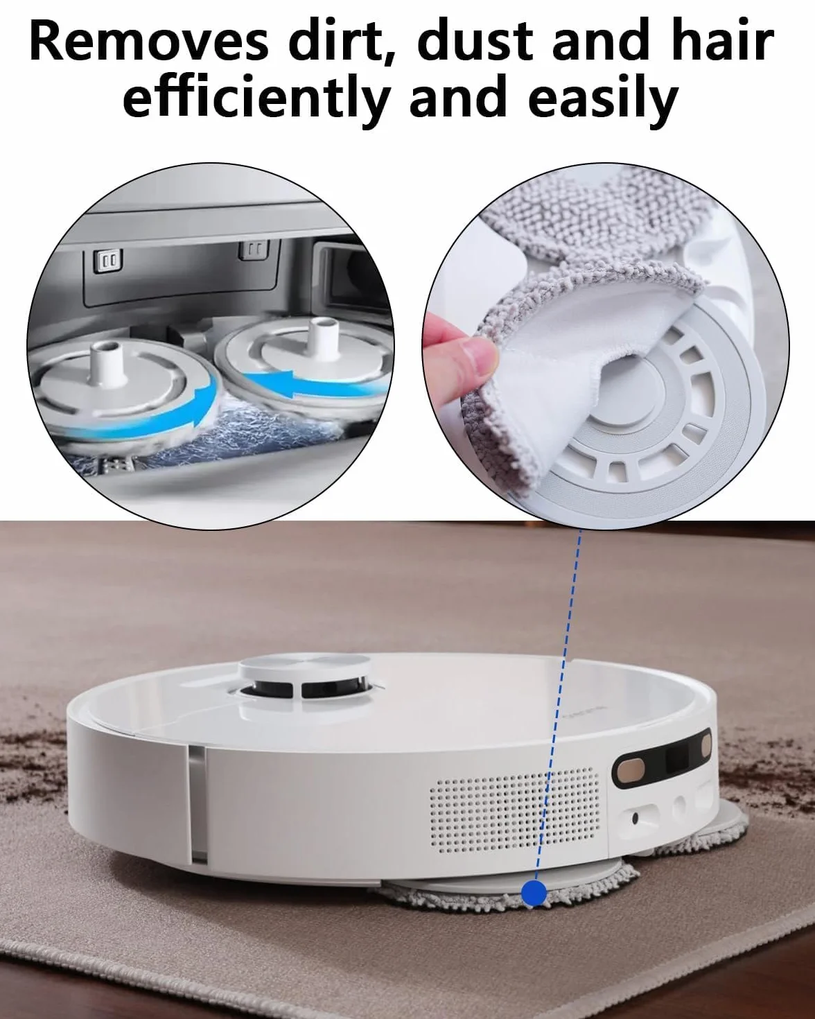 Chusteczki do Dreame L10s Ultra, Xiaomi, Deebot T30 Pro Omni