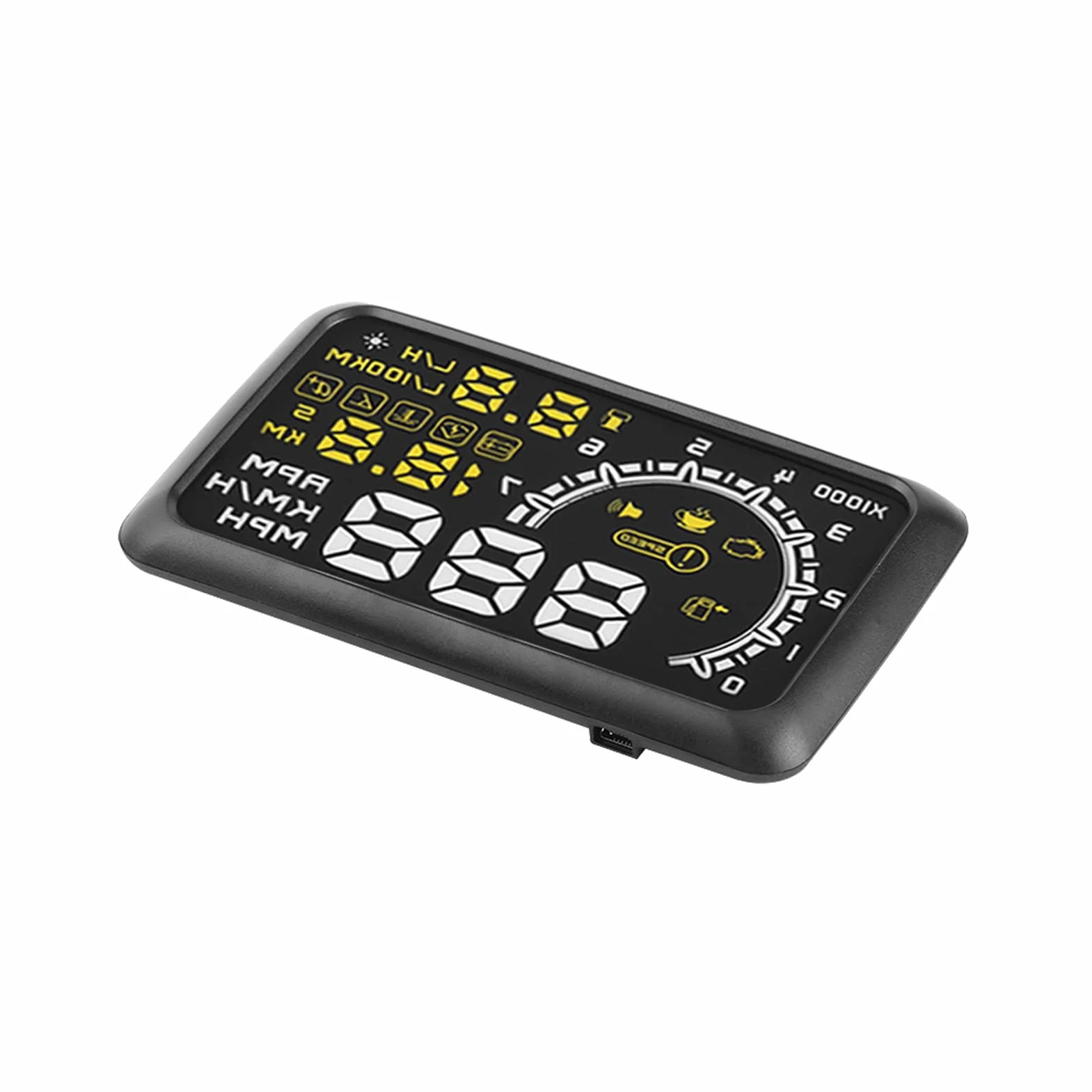 Wyświetlacz Head Up Wielofunkcyjny Auto Car OBD II HUD Wyświetlacz Head Up 5.5 ''Ekran Projektor LED System Ostrzegania o Prędkości,wystawa samochodu