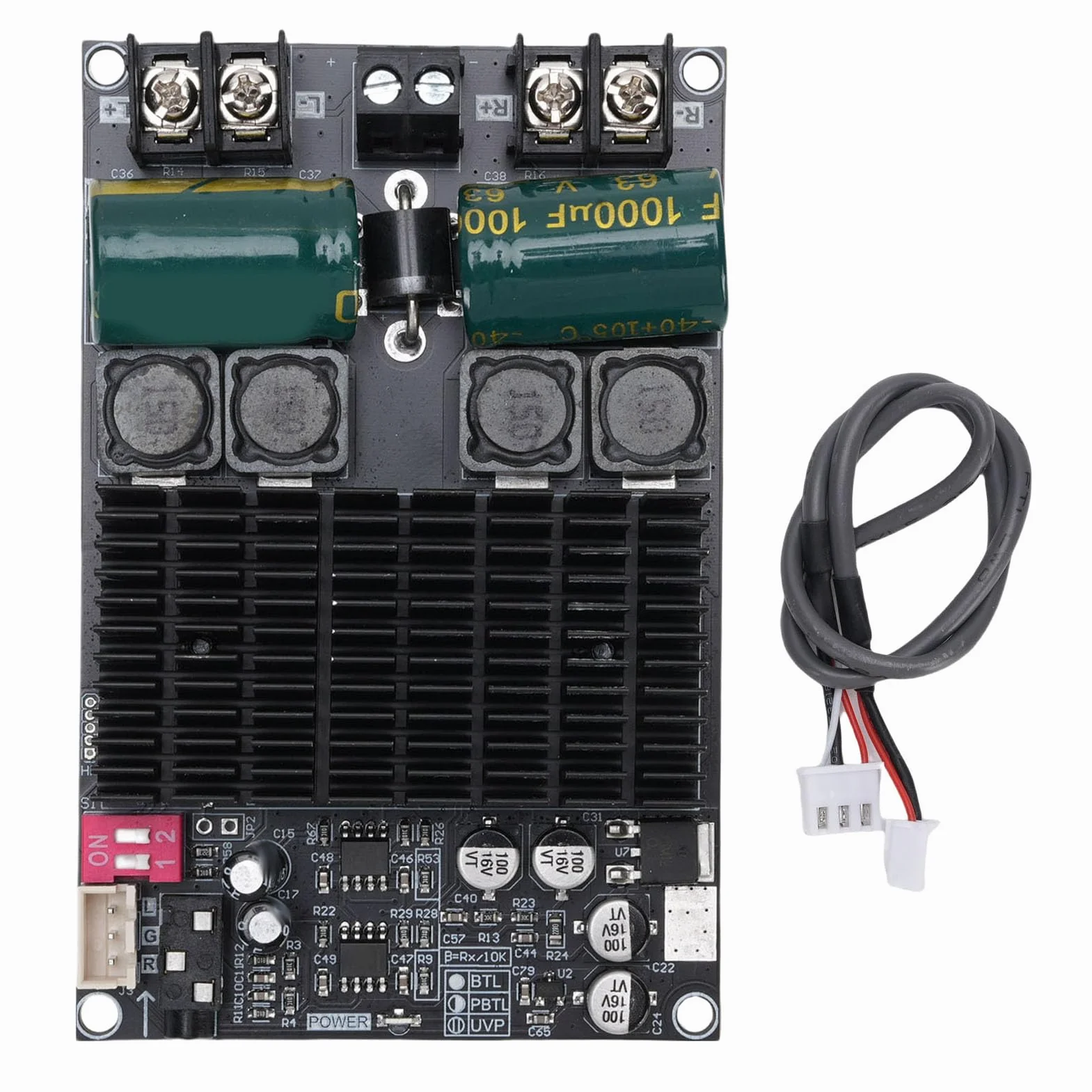 Eujgoov ZK-2001 Pure Old Wzmacniacz TPA3221 2.1 Kanał 2 X 100W + 200W Subwoofer TPA3221 Moduł Wzmacniający
