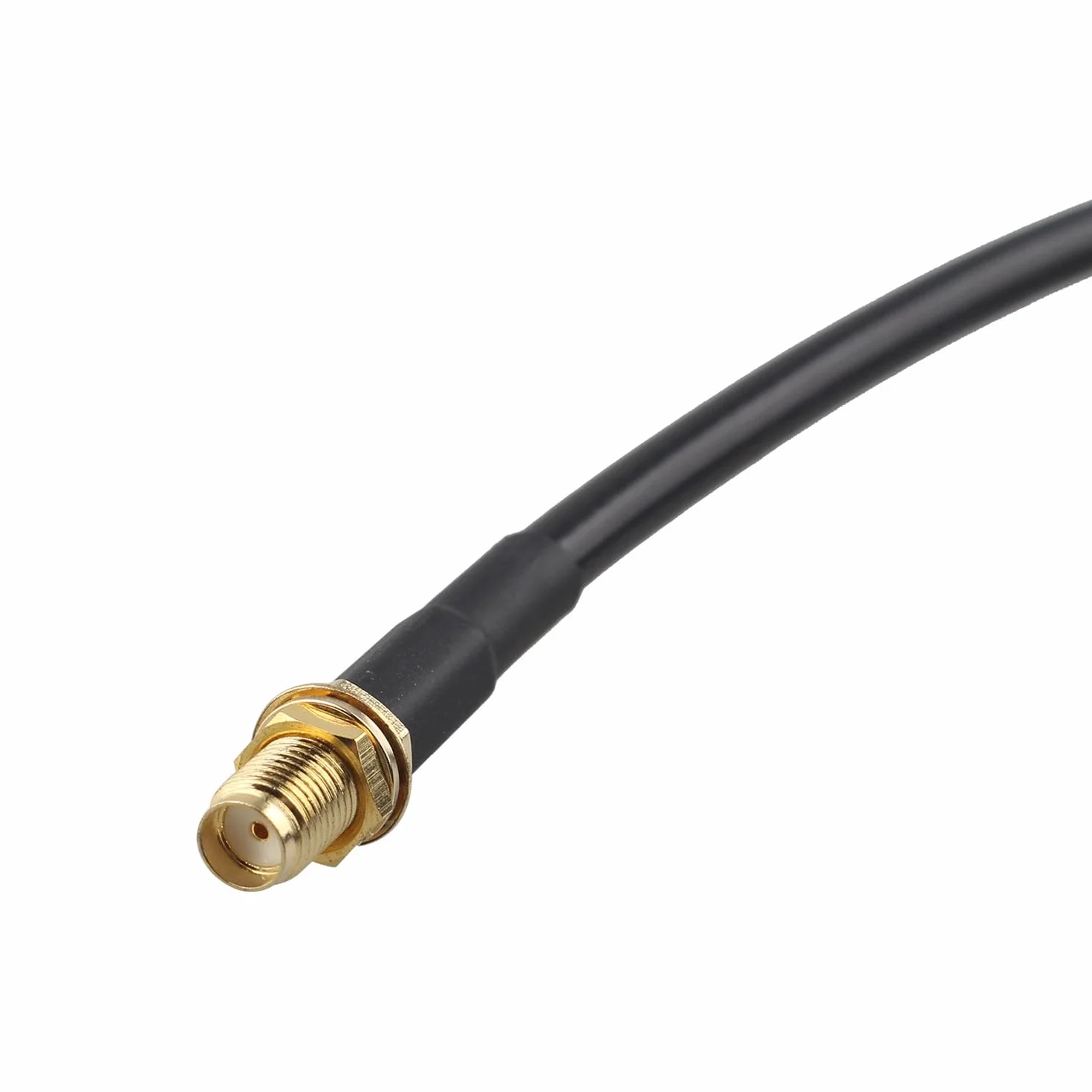 Przedłużacz anteny SMA wtyk męski na żeński kabel koncentryczny RG58 kabel połączeniowy 1 m kompatybilny z radiem amatorskim Kenwood BaoFeng Wouxun Icom Yaesu Vertex Standard Horizon Marine