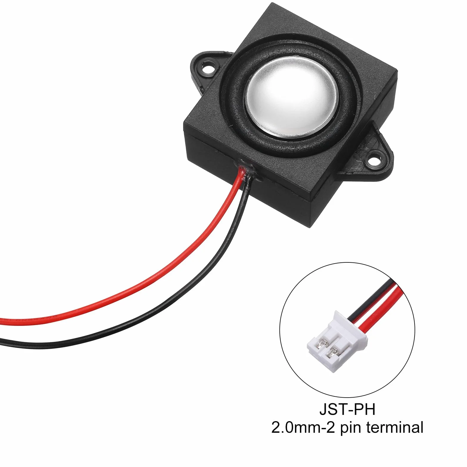 QUARKZMAN 1 szt. Głośnik 3 W 4 Ohm Mini Głośnik Micro Głośnik z JST-PH2.0 Interfejs do małych projektów elektronicznych reklamowych maszyn monitora LCD TV