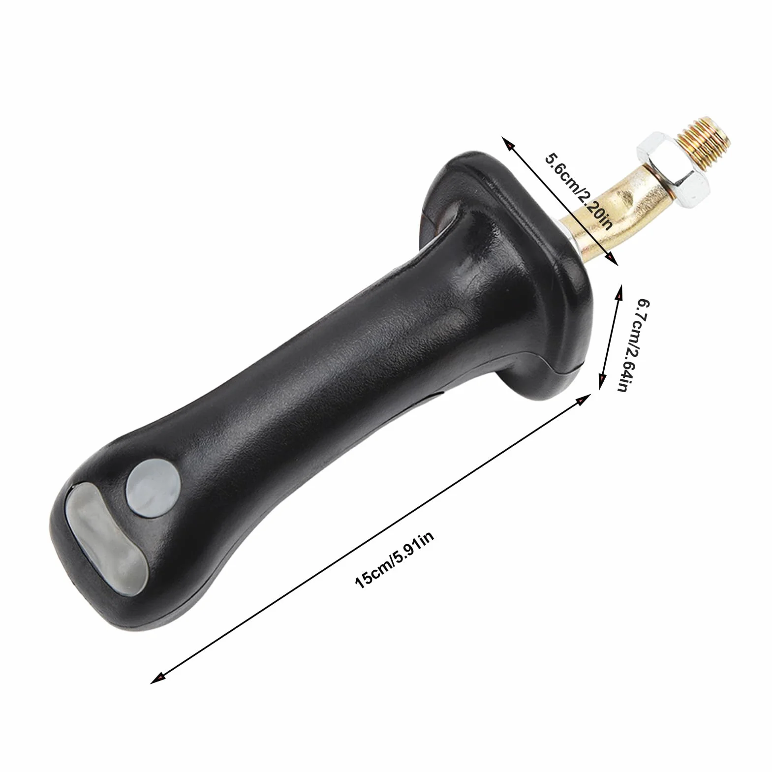 2 szt. Przycisk Uchwyt do Koparki Joystick 3 Przycisk do Koparki Uchwyty Typu Joystick 6 Pin Stop Aluminium do Doosan DH DX150 215 225 300 370-9C