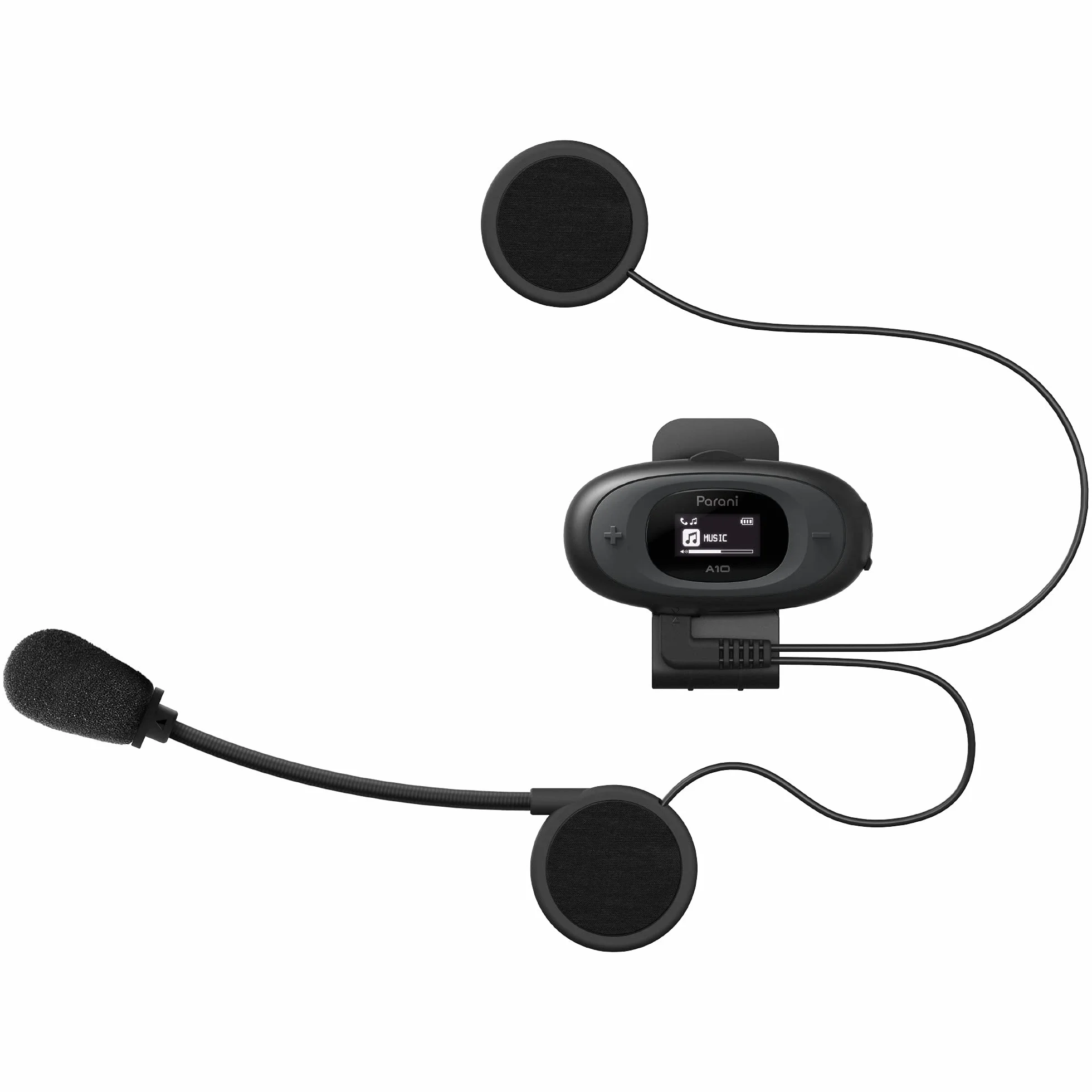 Sena Parani A10-P01 zestaw słuchawkowy Bluetooth do motocykli, czarny