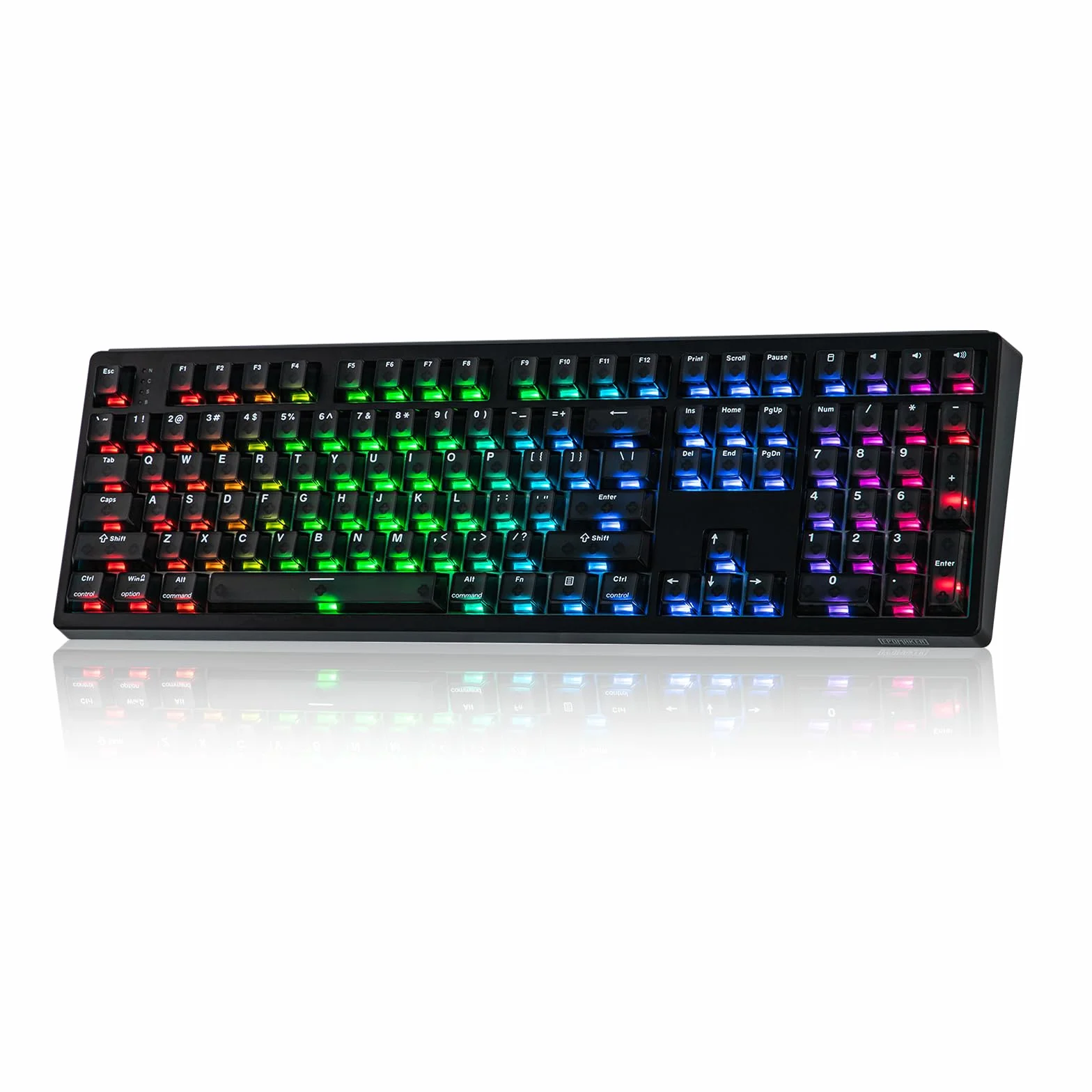 EPOMAKER HE108 Bezprzewodowa klawiatura do gier, zapytania 8K i 10000 mAh, SOCD i DKS, duża klawiatura magnetyczna Halla z szybkim zwalnianiem, niestandardowy sterownik, RGB, PBT, QWERTY (czarna)