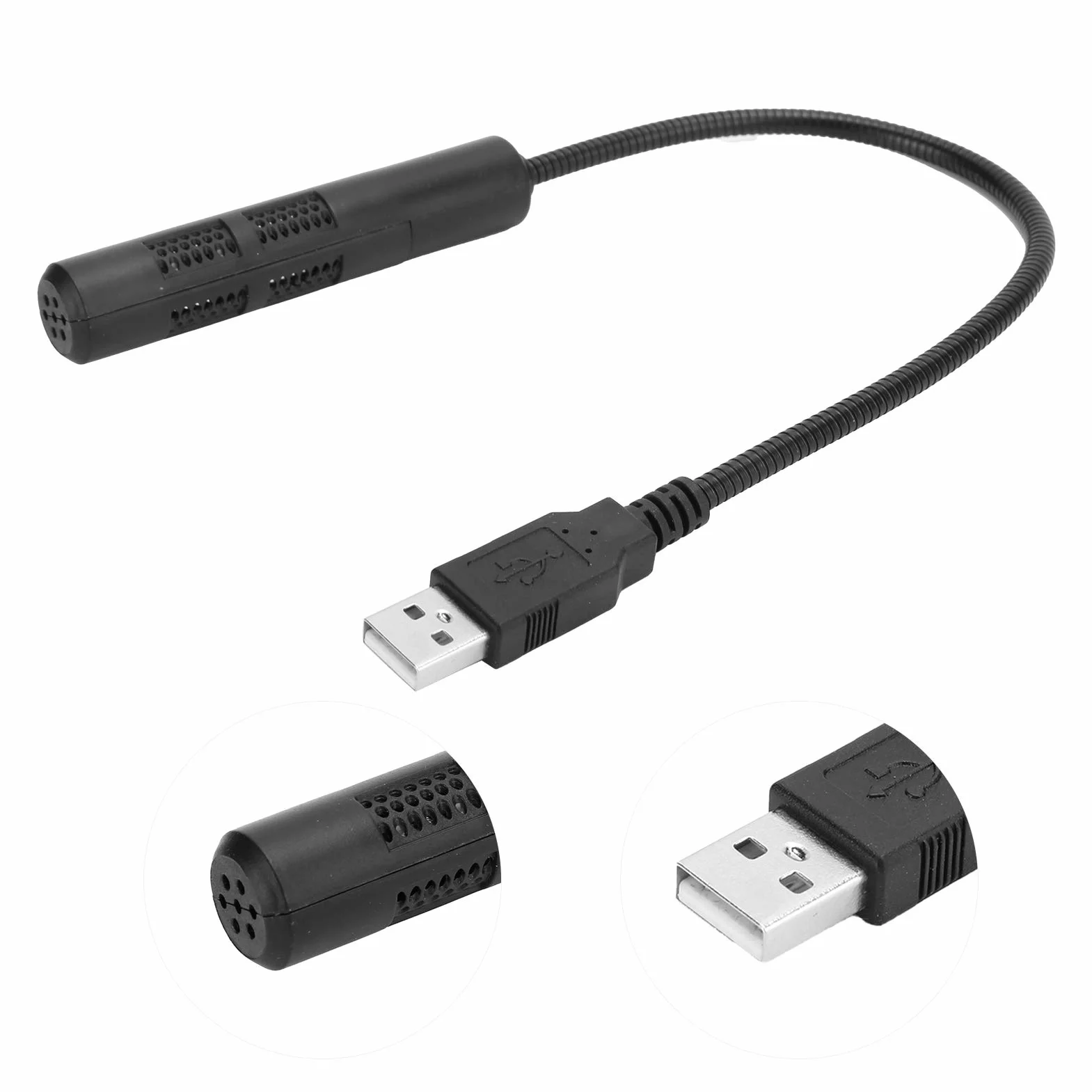 Mikrofon Komputerowy USB, Wielokierunkowy Mikrofon USB PC Typu Plug & Play, Mikrofon do Gier Biurowych do Transmisji na żywo, MSN, SKYPE, Wideokonferencja, śpiew, Nagrywanie(M-588)