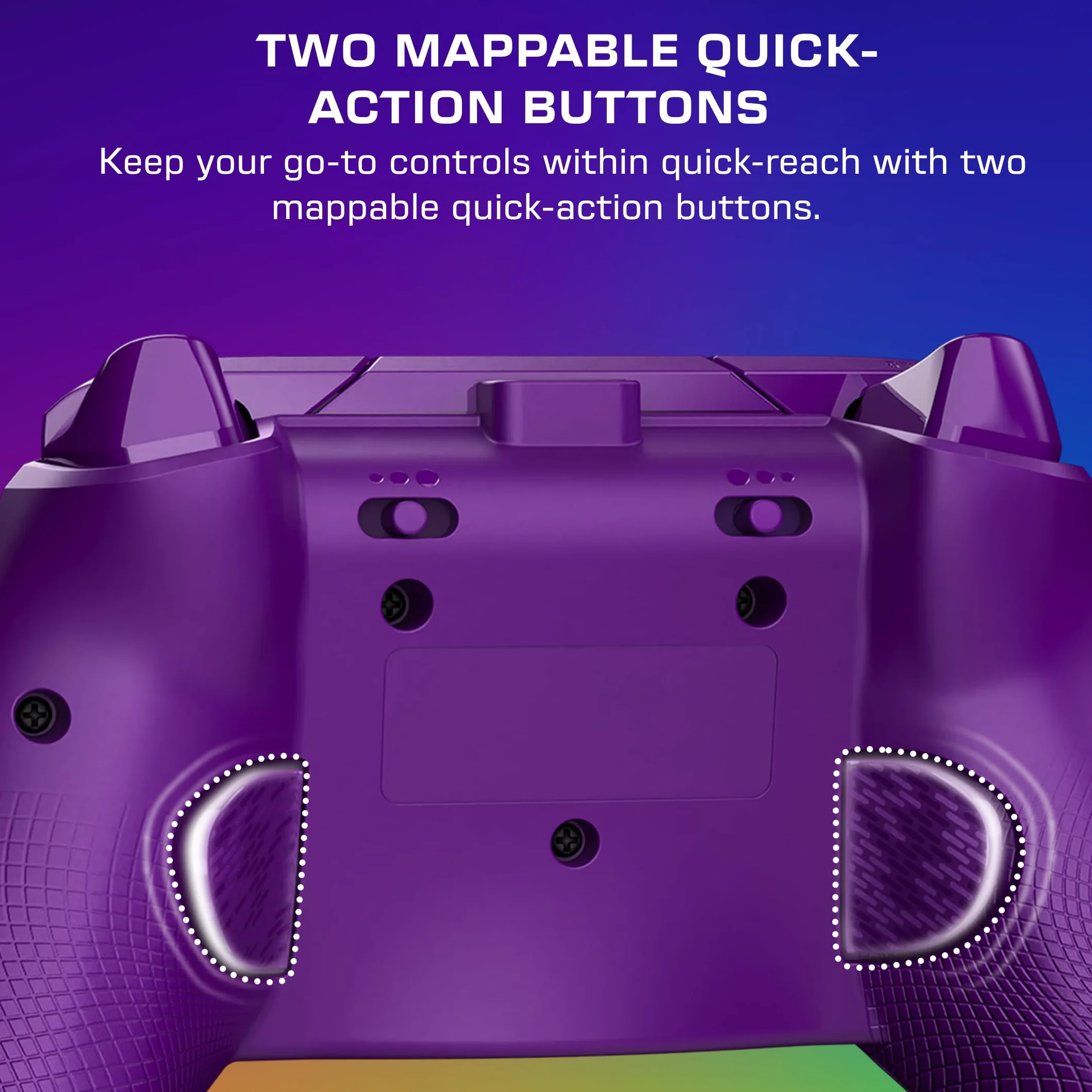 Turtle Beach Afterglow Wave Kontroler do gier RGB na przewodach w kolorze fioletowym – Licencjonowany dla Xbox Series X lub S, Xbox One i Windows