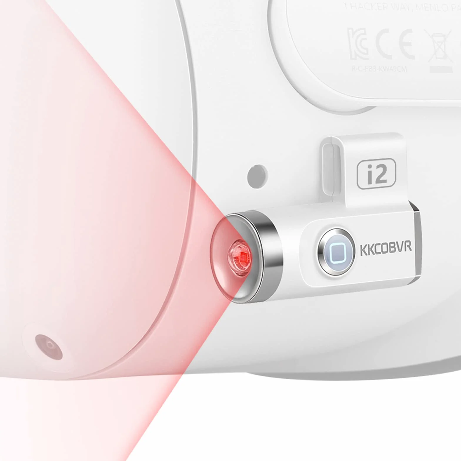KKCOBVR i2 Wewnętrzny oświetlacz światła podczerwonego do Quest 2 PSVR2