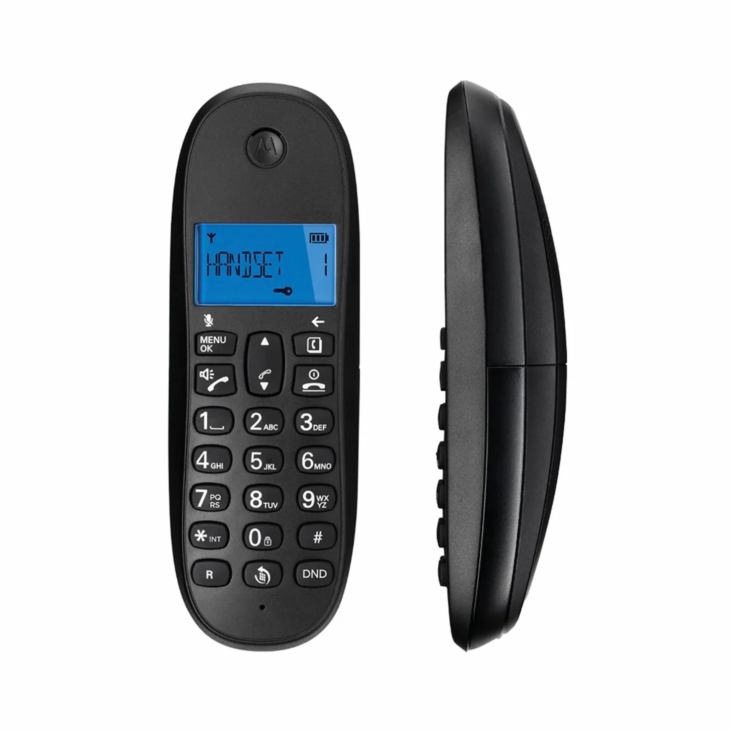 Motorola C1002CB+ - 2-pak cyfrowych telefonów bezprzewodowych DECT - tryb blokowania połączeń, identyfikacja dzwoniącego