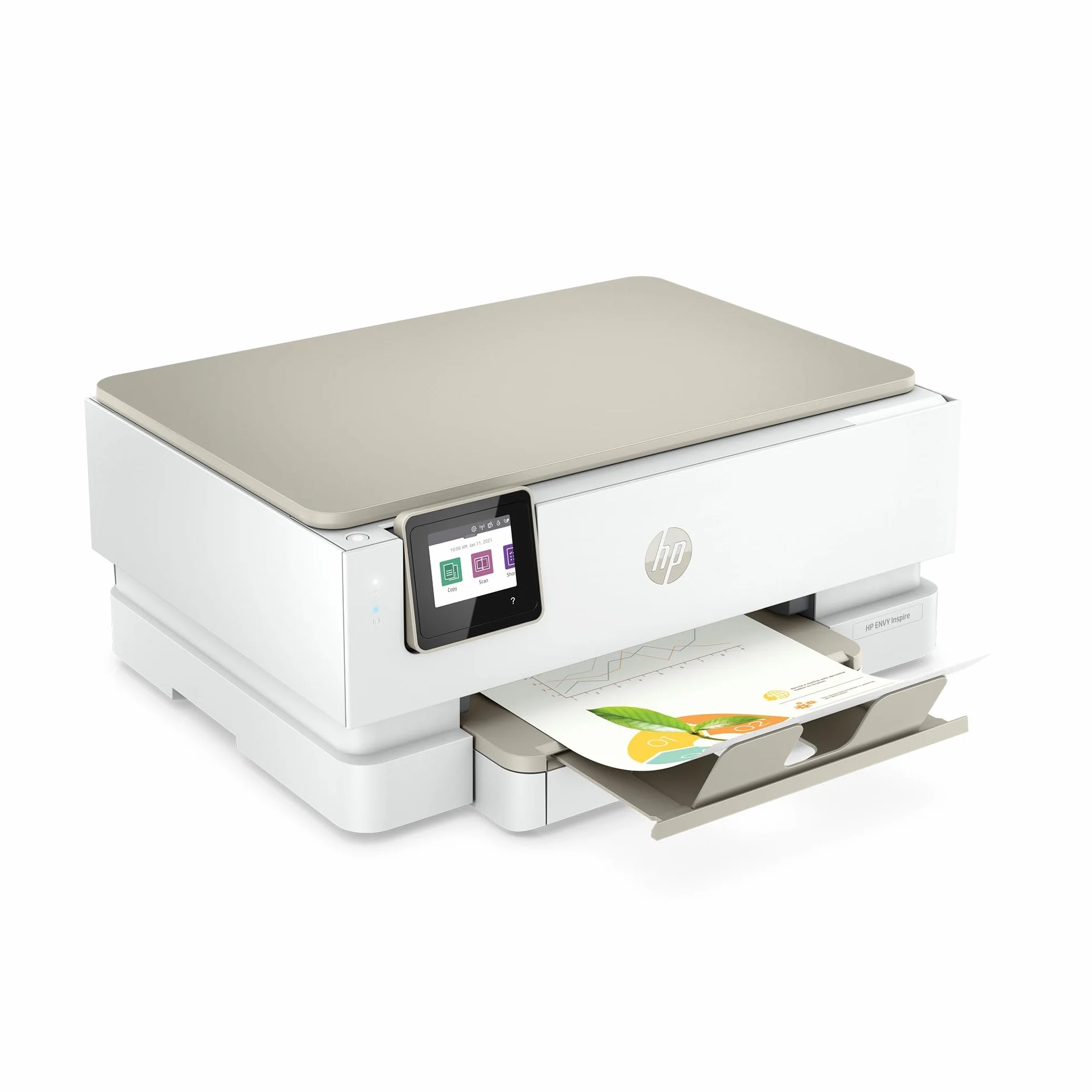 Drukarka HP Envy Inspire 7220e All In One - kolorowa drukarka atramentowa - 6 miesięcy Instant Ink w zestawie z HP+ (ksero, skanowanie, drukowanie, zdjęcie, A4, Recto/Verso, Wifi), biała
