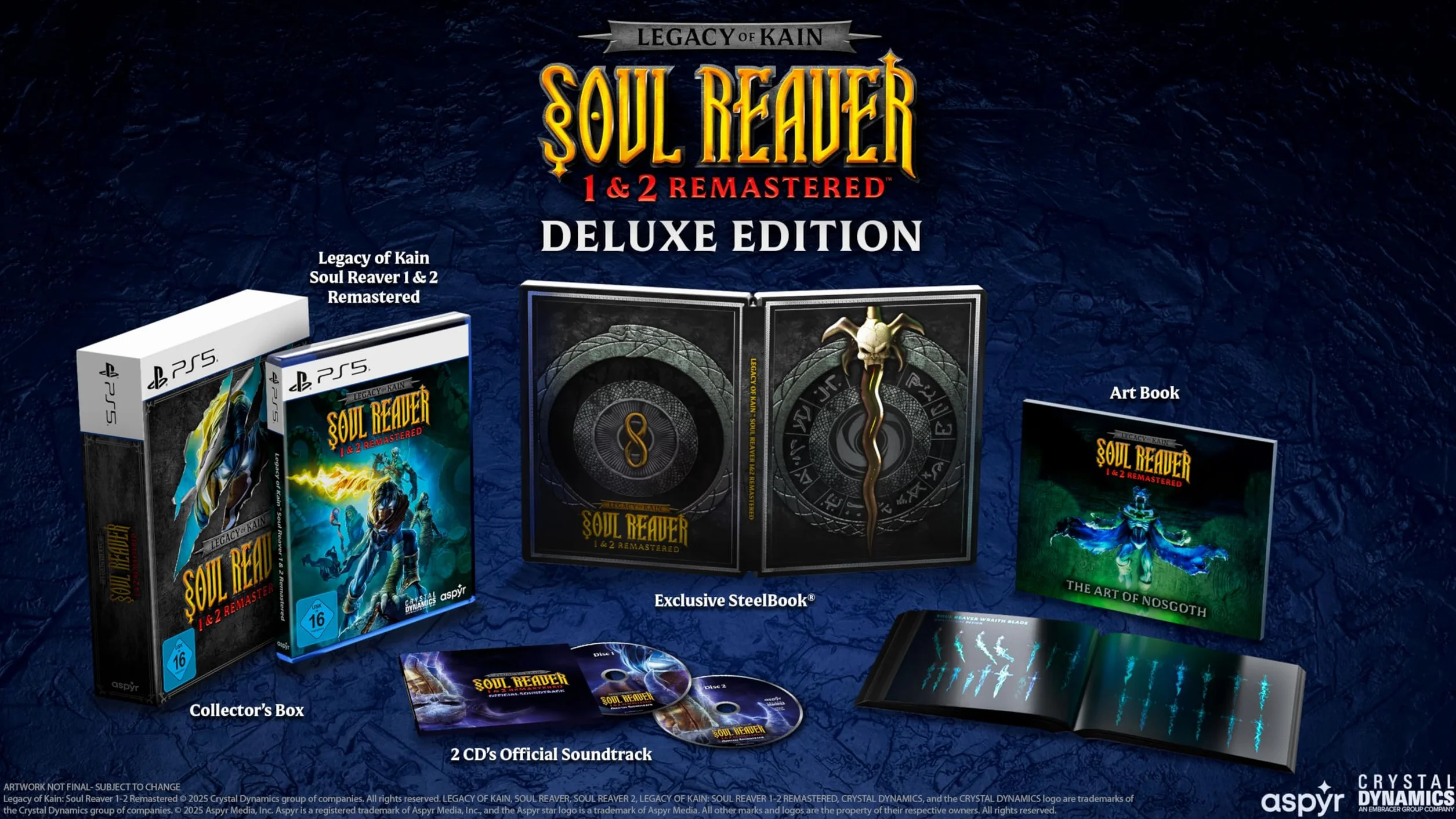 Legacy of Kain: Soul Reaver 1 & 2 Remastered Deluxe Edition PS5