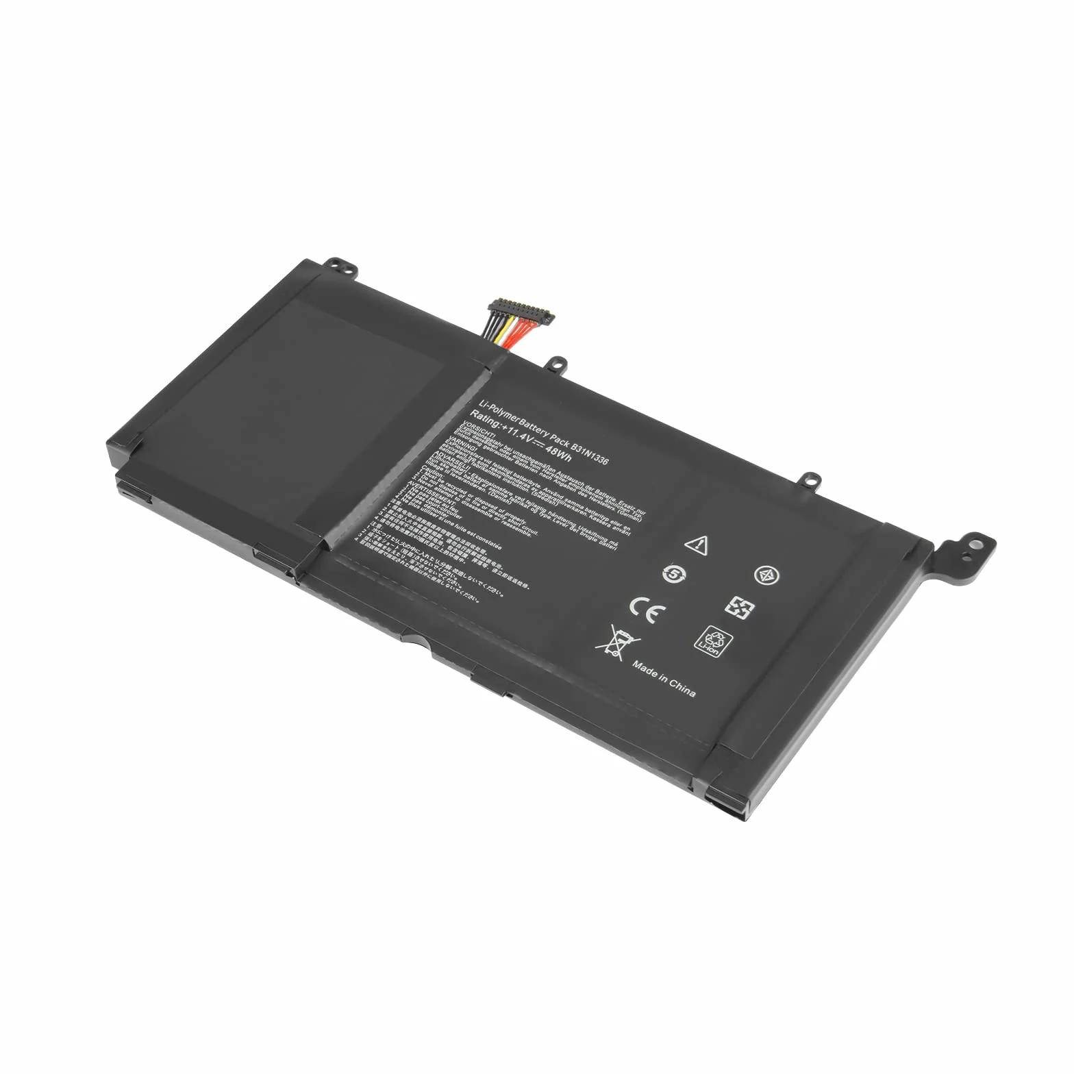 Exmate B31N1336 A42-S551 C31-S551 Bateria do ASUS VivoBook A551L A551LN R533L K551LN K551L K551LB K551LA R553L R553LN R553LF R553LN V5553LN V555 1L S5555 1L S551LN S551LB S551LA V551L V551LA (11,4V,