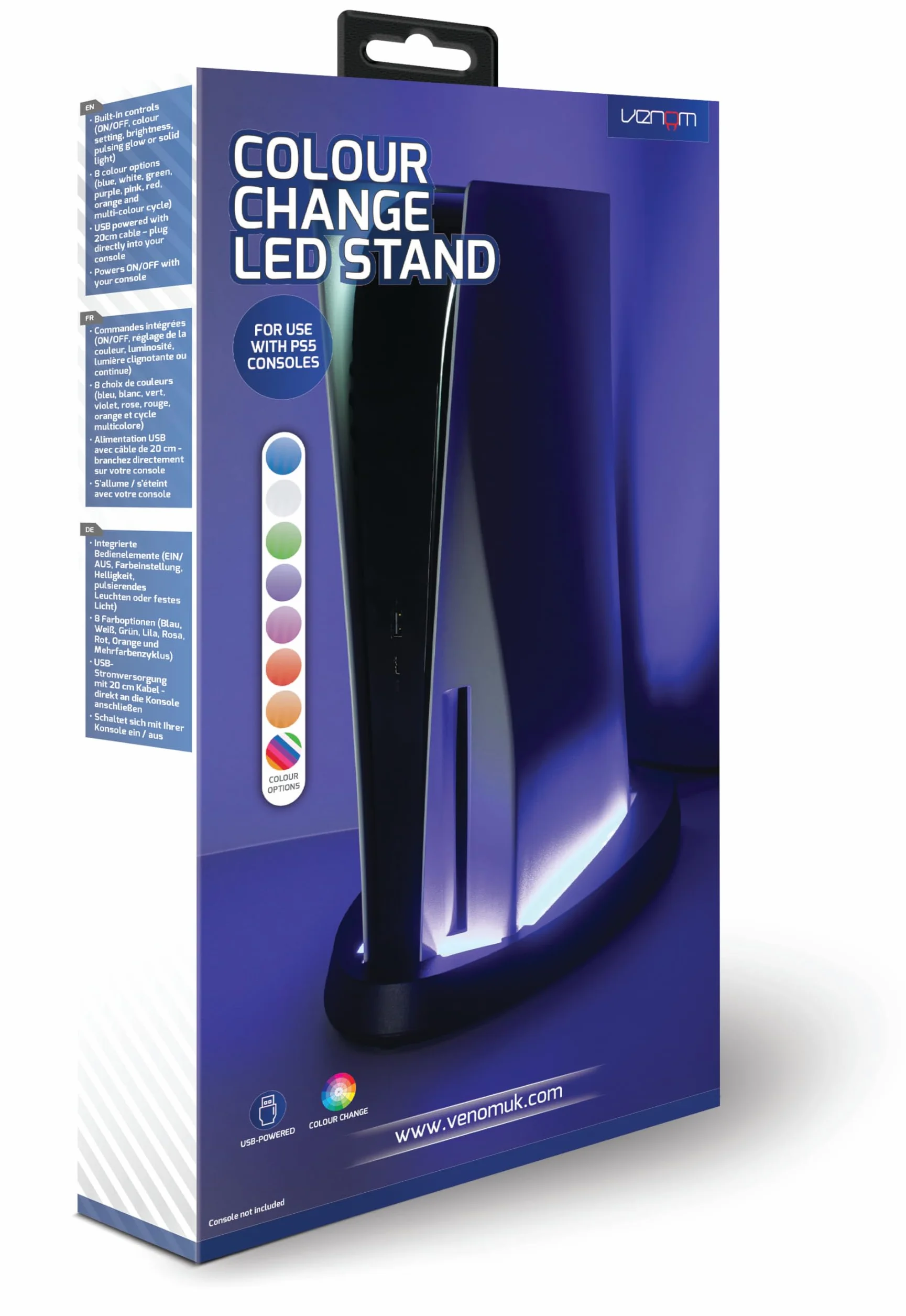 Venom LED Light-up Console Stand (PS5)
