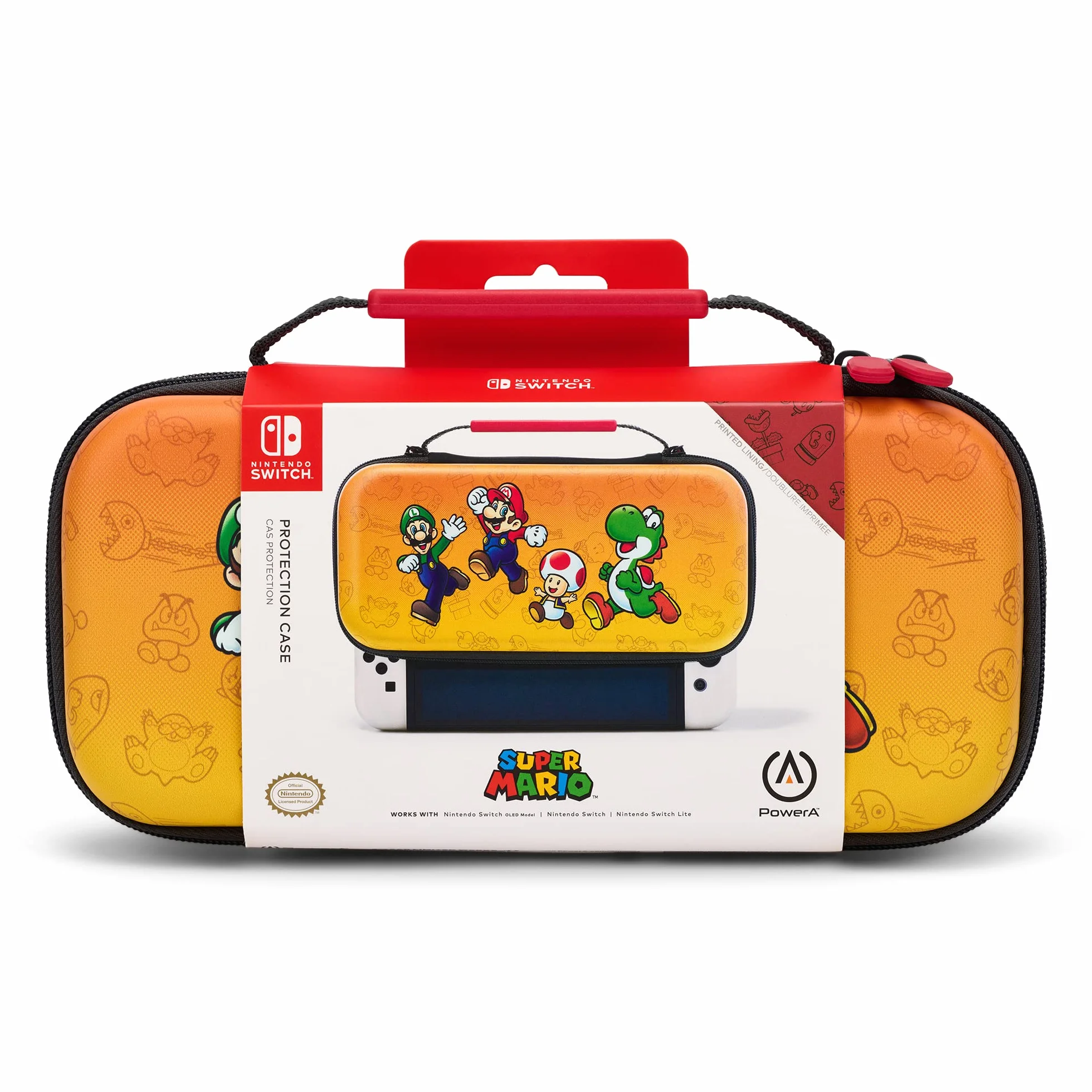 Ochronny pokrowiec PowerA na konsolę Nintendo Switch - OLED Model, Nintendo Switch lub Nintendo Switch Lite - Mario and Friends