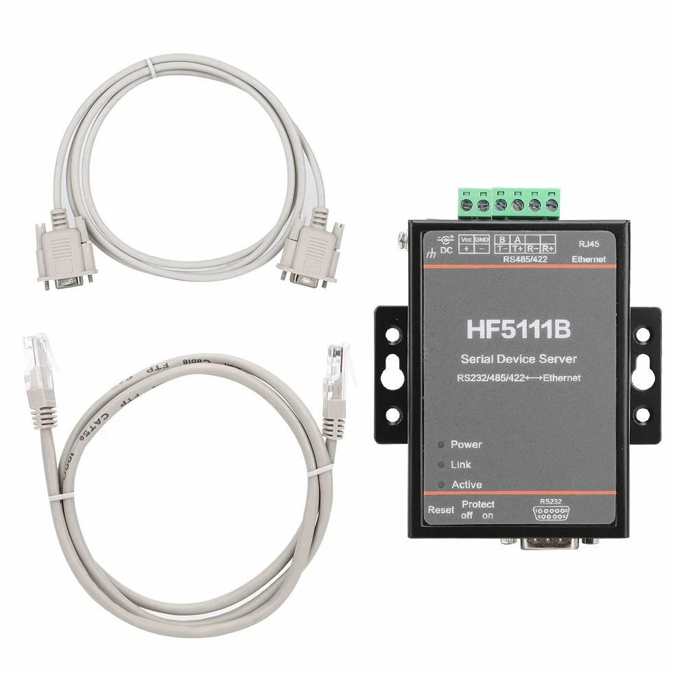 HF-5111B serwer szeregowy, serwer sieci szeregowej 3 w 1 RJ45 RS232/RS485/RS422 do serwera Ethernet Serial Server DTU