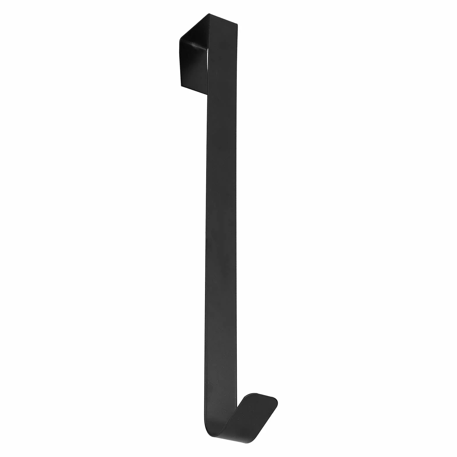 Metalowy hak na wieniec bożonarodzeniowy 39 cm czarny