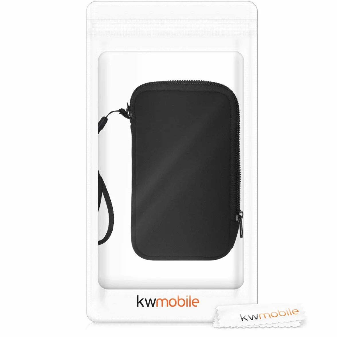 kwmobile Etui kompatybilne z Nintendo 3DS XL - przenośna konsola do gier, neoprenowe etui w kolorze czarnym