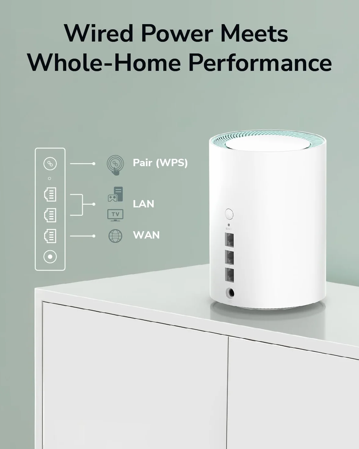 Cudy Dwuzakresowy system Wi-Fi AX1500 WiFi 6 Mesh, zastępuje routery i przedłużacze, pokrywa do 170 m², 3 porty gigabitowe na jednostkę, obsługuje Ethernet, 2 sztuki M1500
