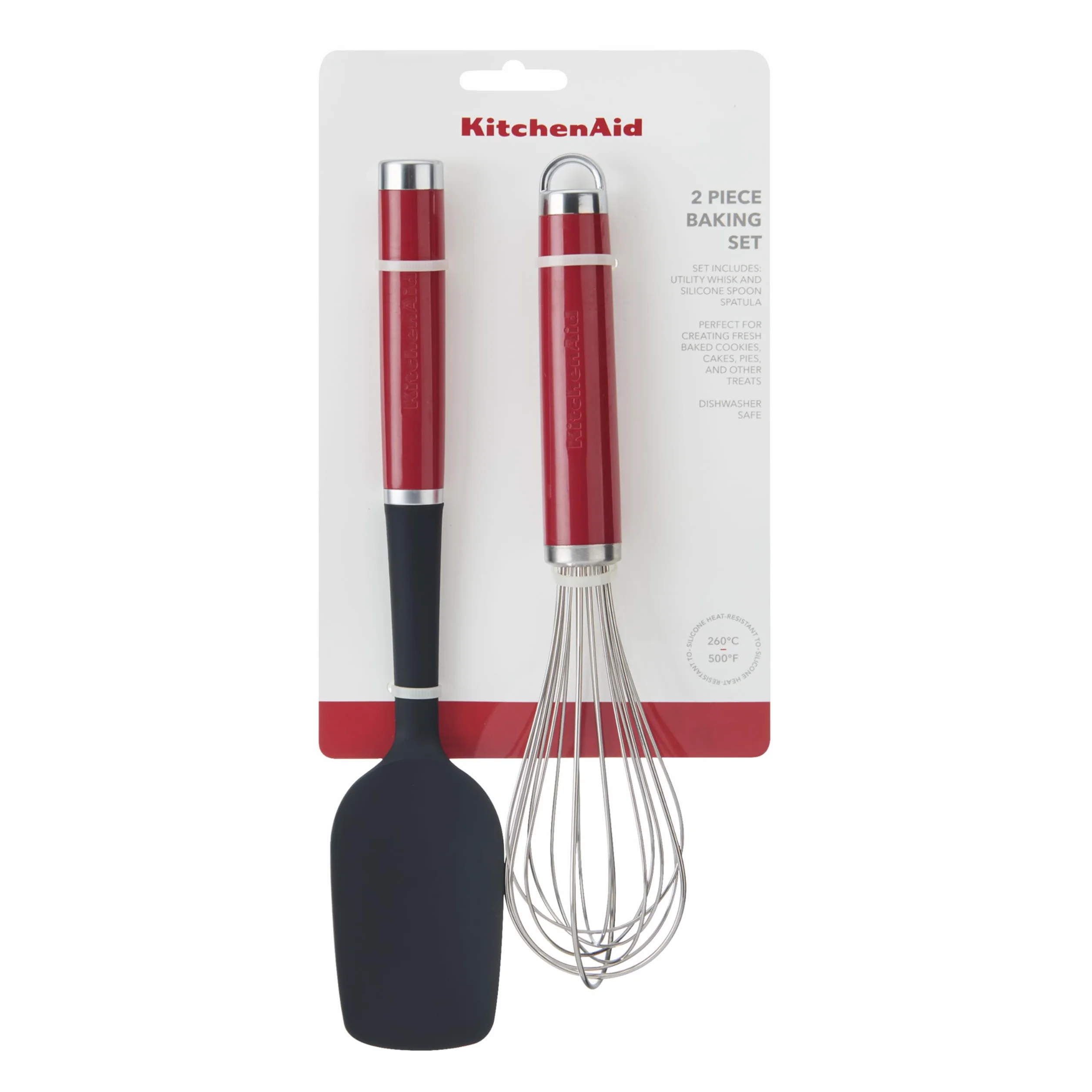 KitchenAid Uniwersalny 2-częściowy zestaw do pieczenia - Empire Red