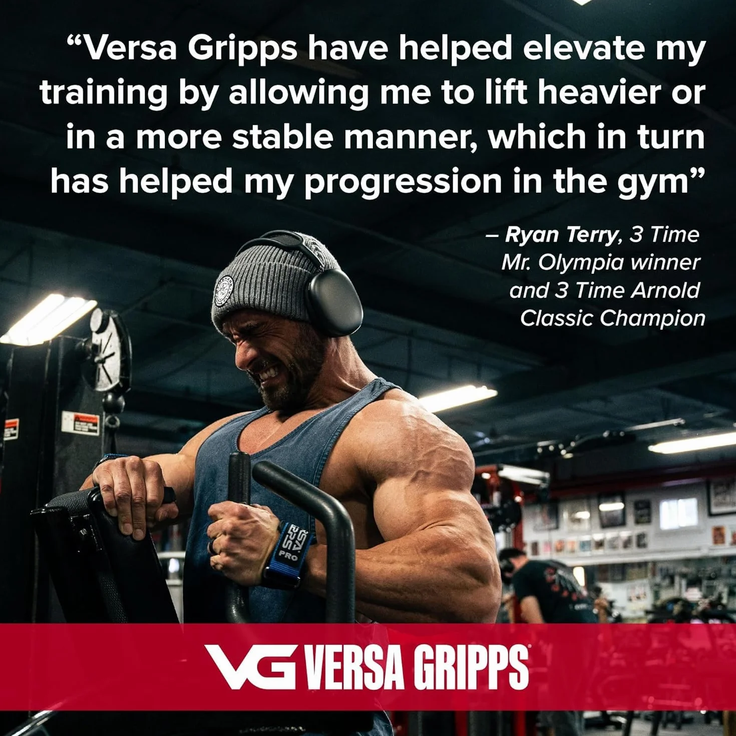 Versa Gripps Pro autentyczne akcesoria treningowe S/M czarny