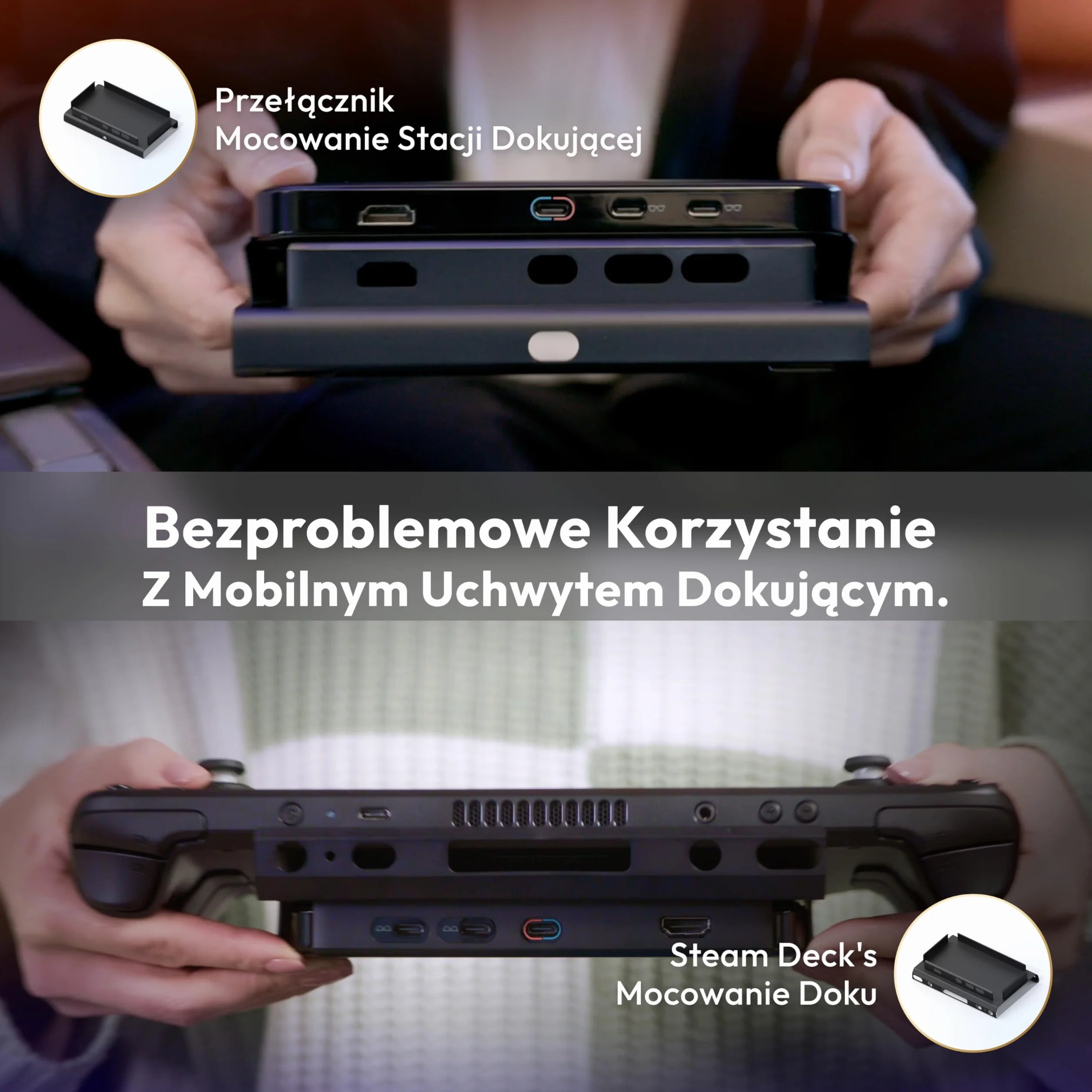 VITURE Pro Mobile Dock - Pierwsze Immersive XR dla Switch 2, Kompatybilne z PS, Co-op Stream & Play, 2D/3D, Dla Switch/Fire TV/HDMI, Wyświetlacz USB-C & Okulary XR/AR