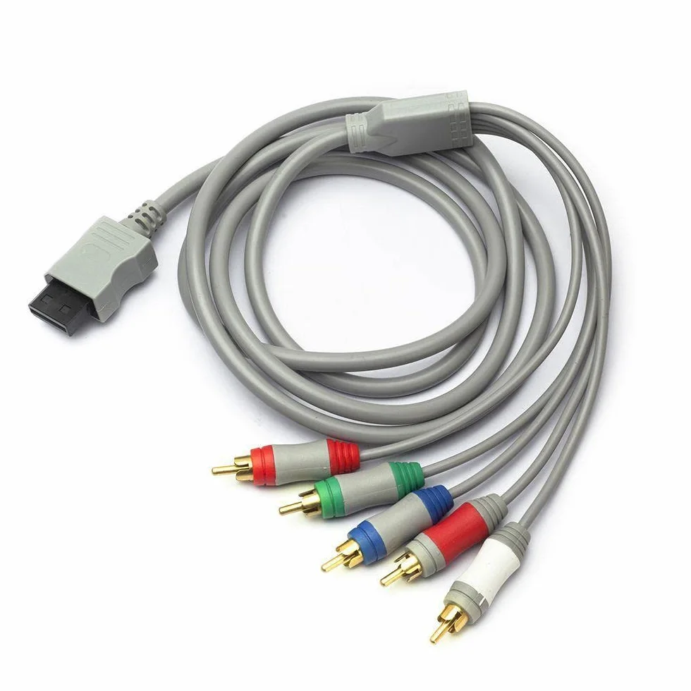 Fosmon Kabel komponentowy HD AV do HDTV/EDTV (wysoka rozdzielczość 480p x 2000), kompatybilny z Wii i U