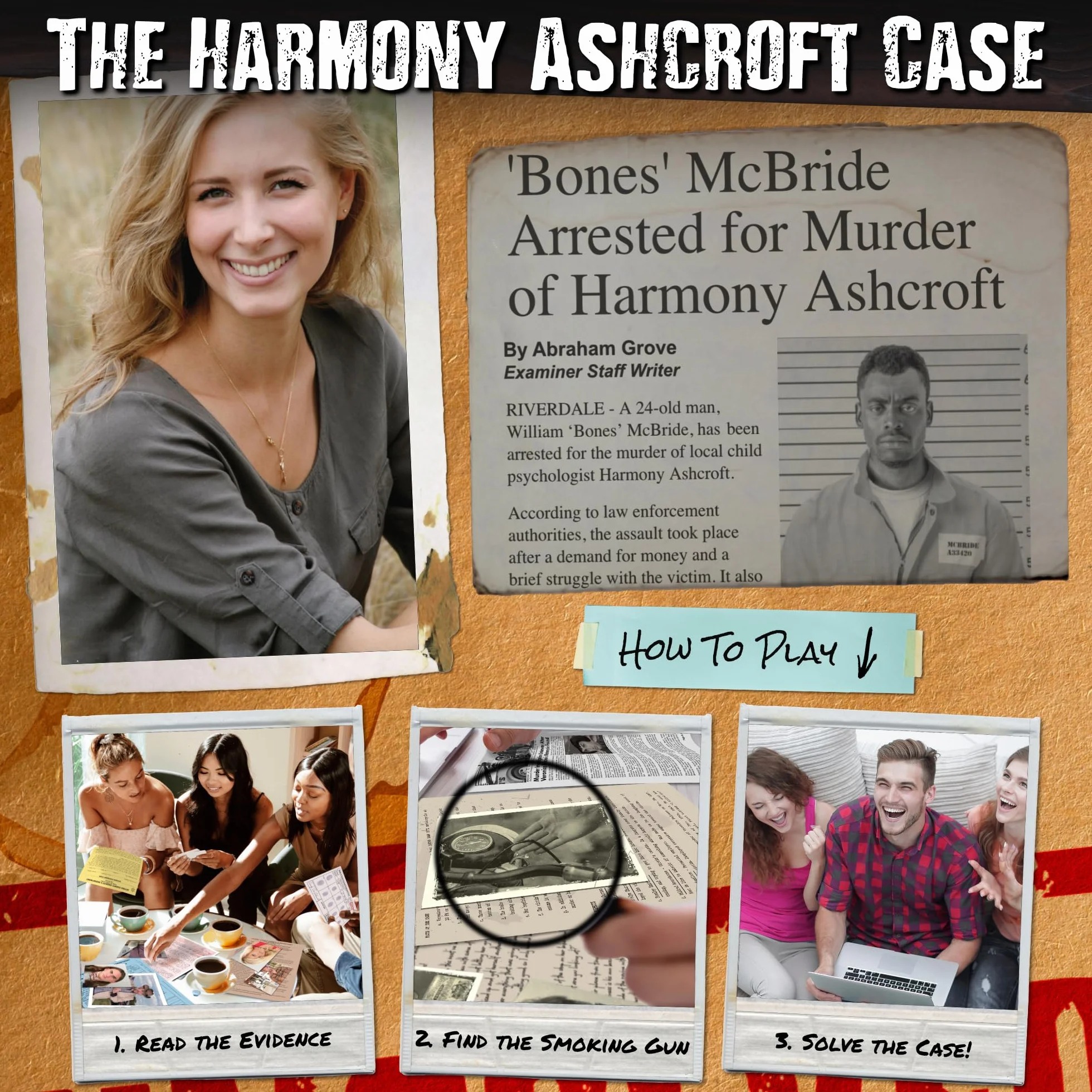 UNSOLVED CASE FILES Gra towarzyska z tajemniczym morderstwem