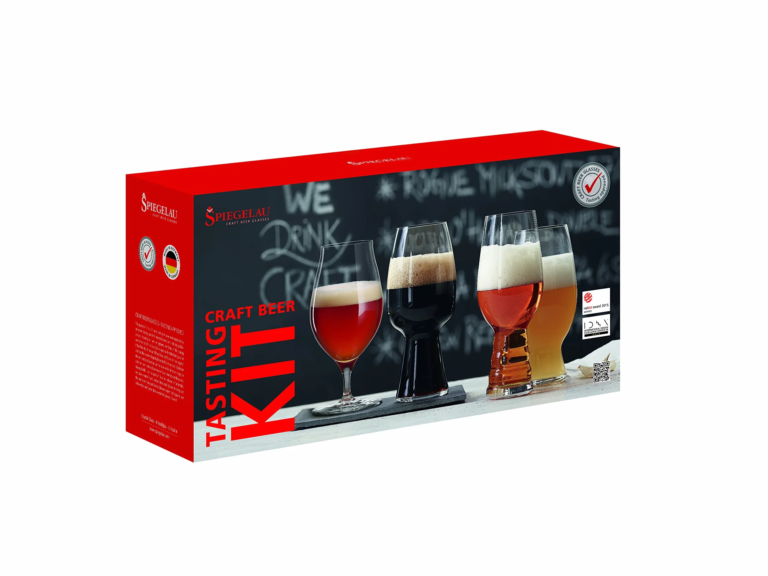 Spiegelau Zestaw 4 szklanek do degustacji piwa rzemieślniczego IPA stout pszenne beczkowe 500-750 ml