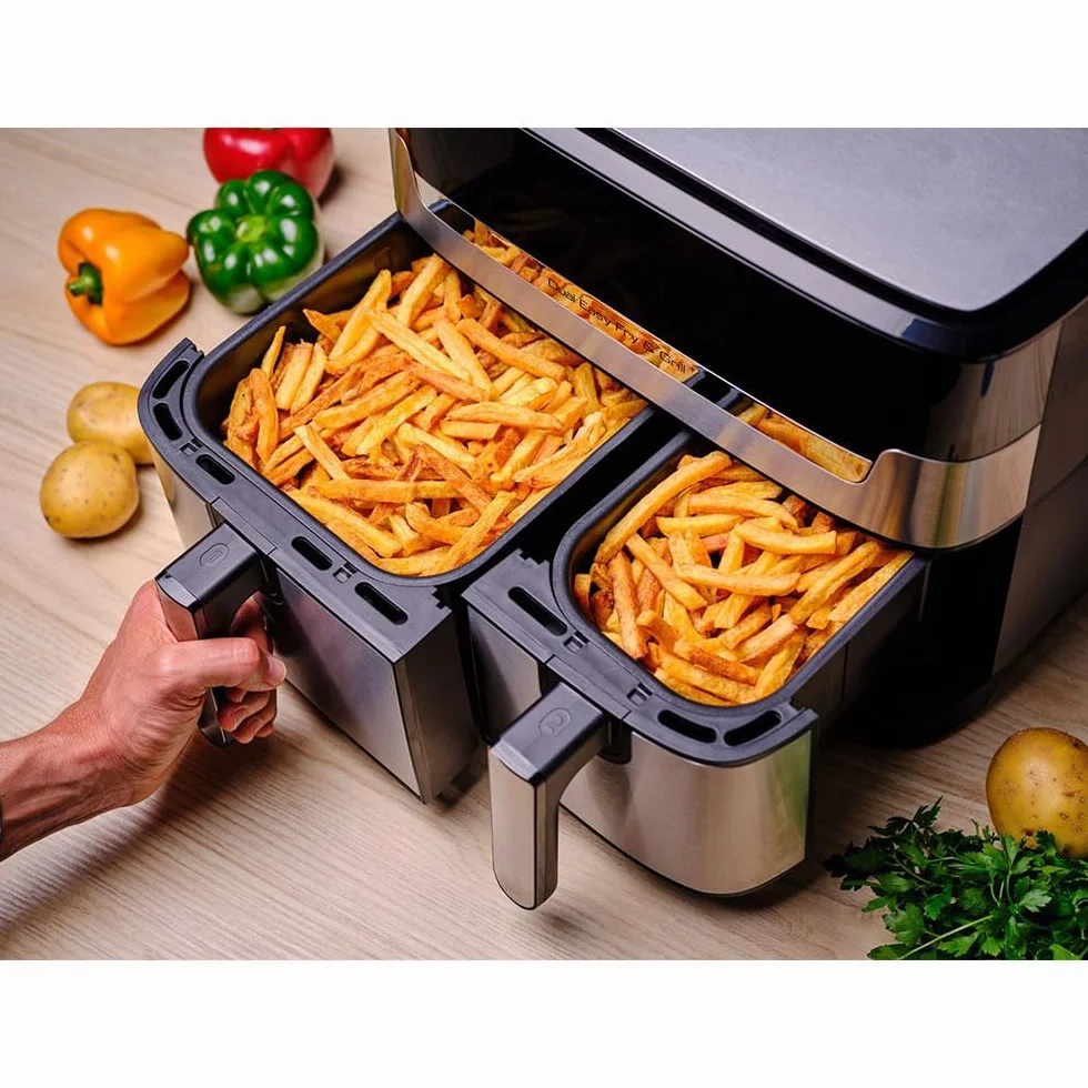 Tefal Dual Easy Fry & Grill Ey905d 8,3 l 2700 W Air Fryer