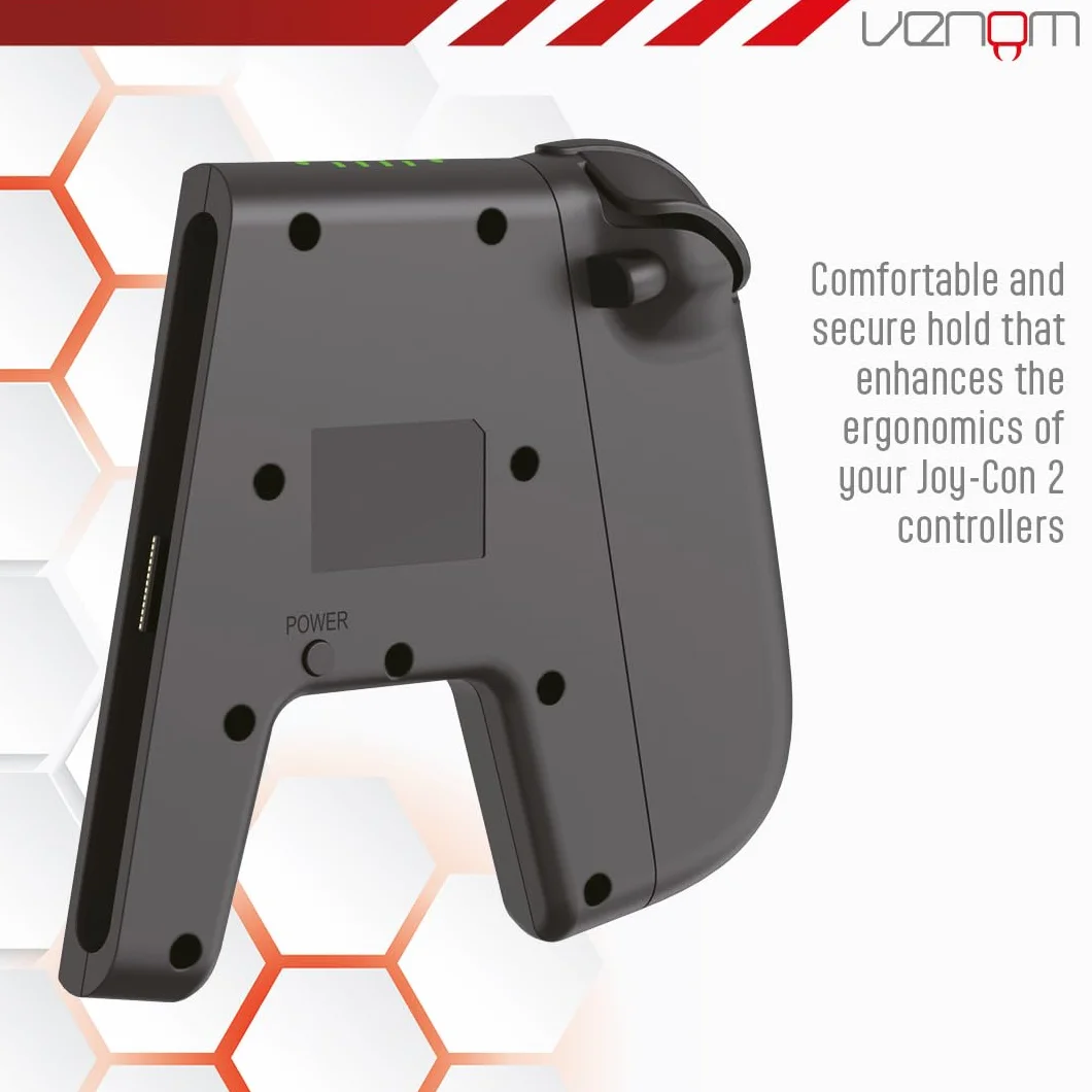 Venom Switch 2 Joy-Con Play & Charge Grip (Nintendo Switch 2) - Amazon Exclusive